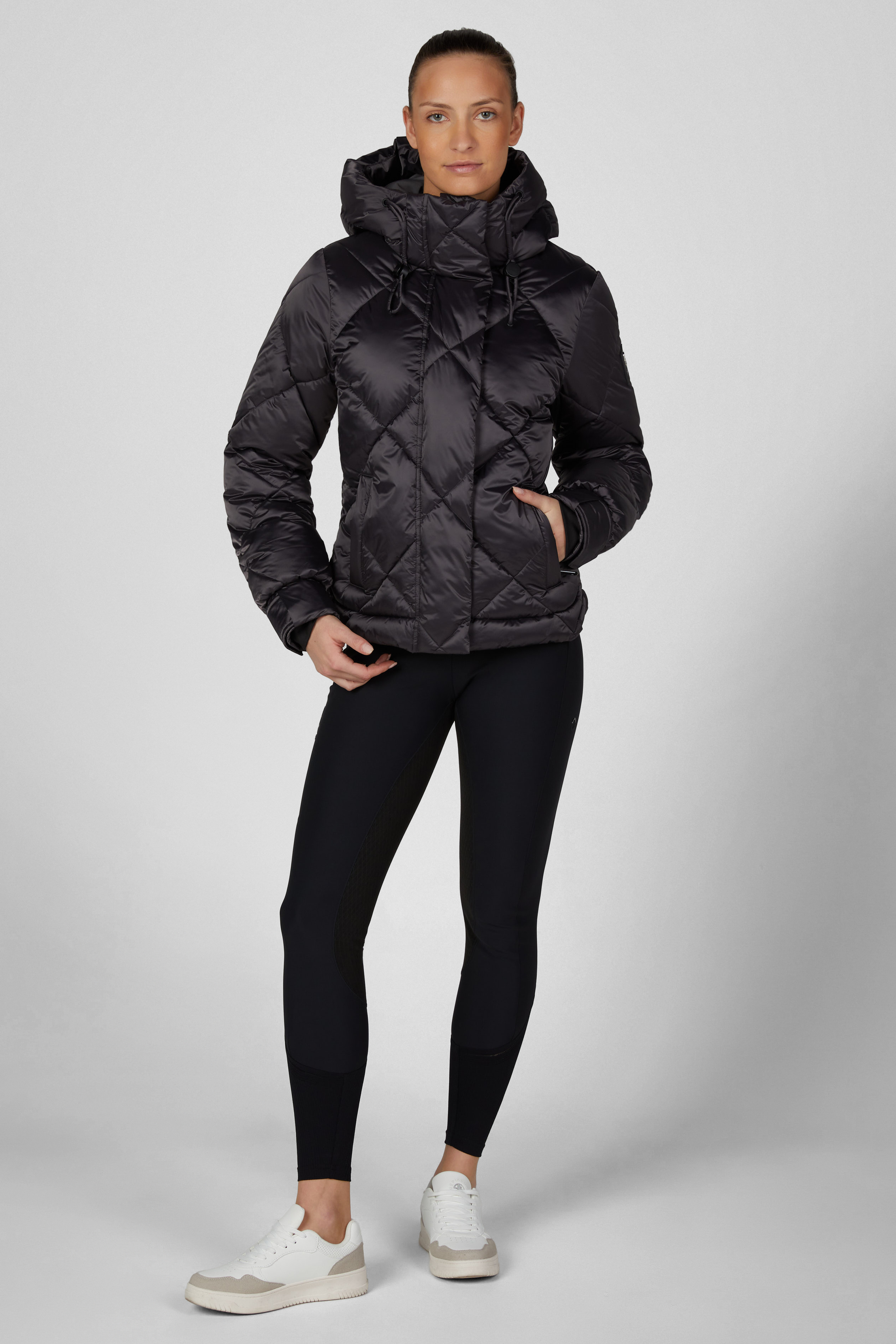 Steppjacke Quilted m. Kapuze