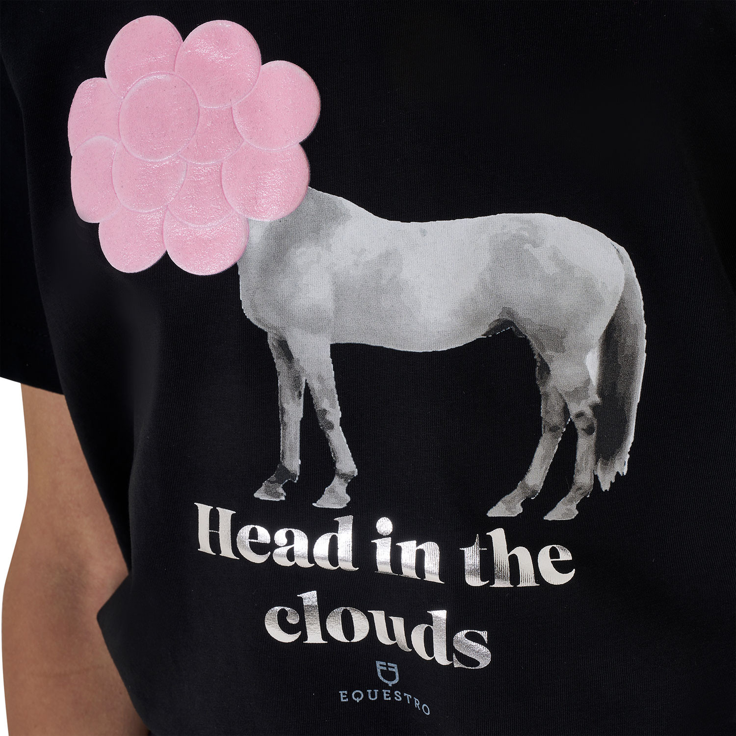 Head In The Clouds Baumwoll-T-Shirt für Mädchen