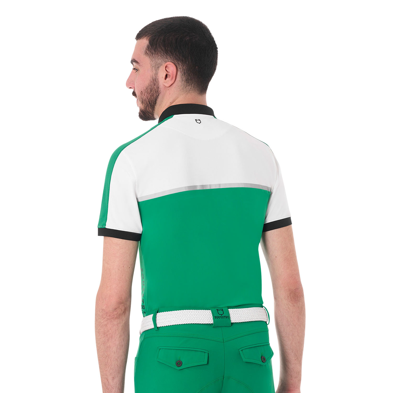 Herren-Poloshirt Slim Fit mit Logo vorne