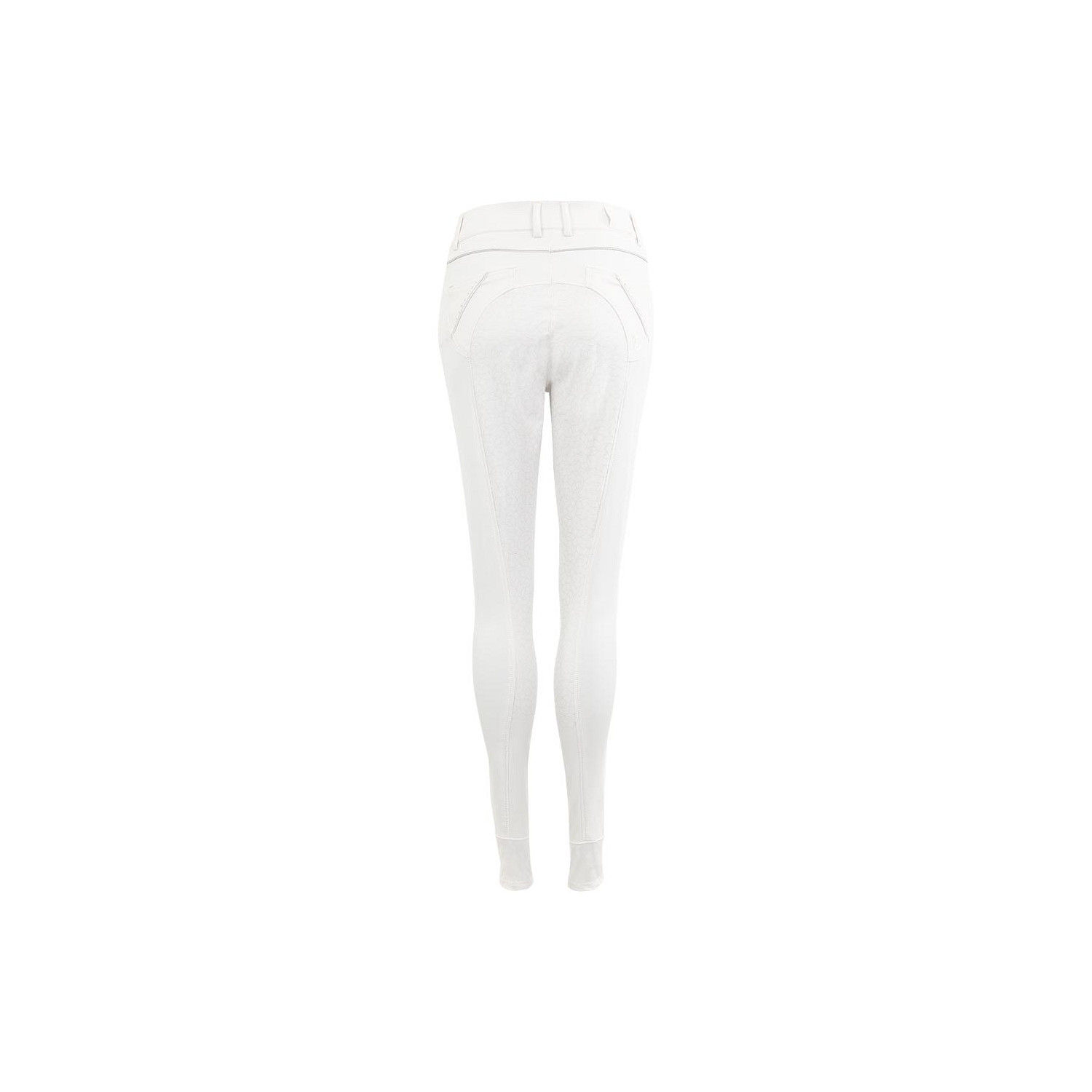 Reithose Brighton Damen Silikonbesatz in Snow white