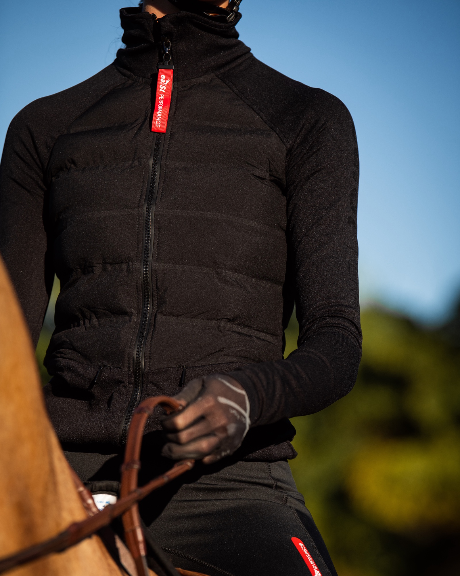Riding jacket ladies hybrid jersey