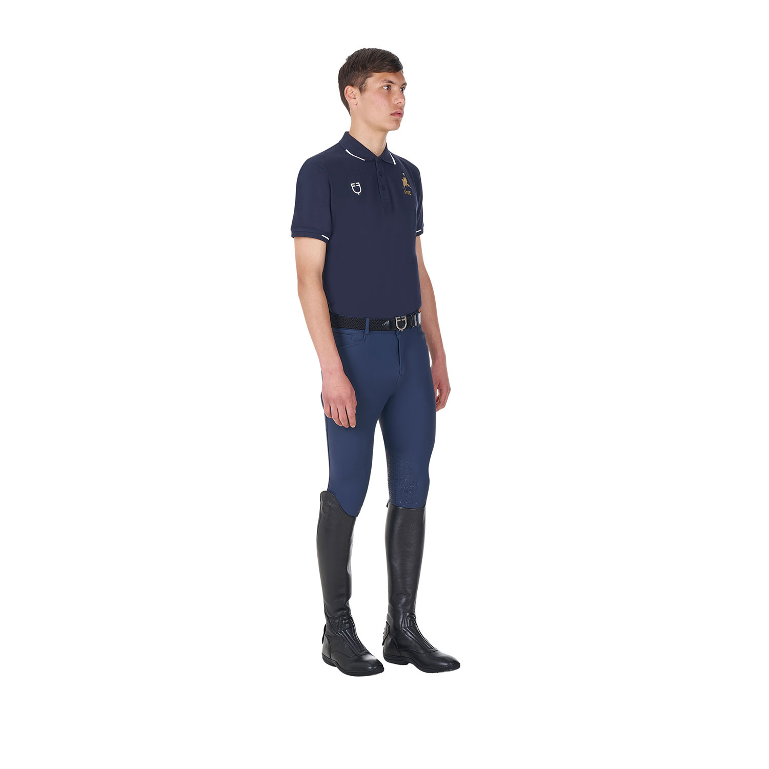 Herren-Trainingspolo mit drei Knöpfen X FISE