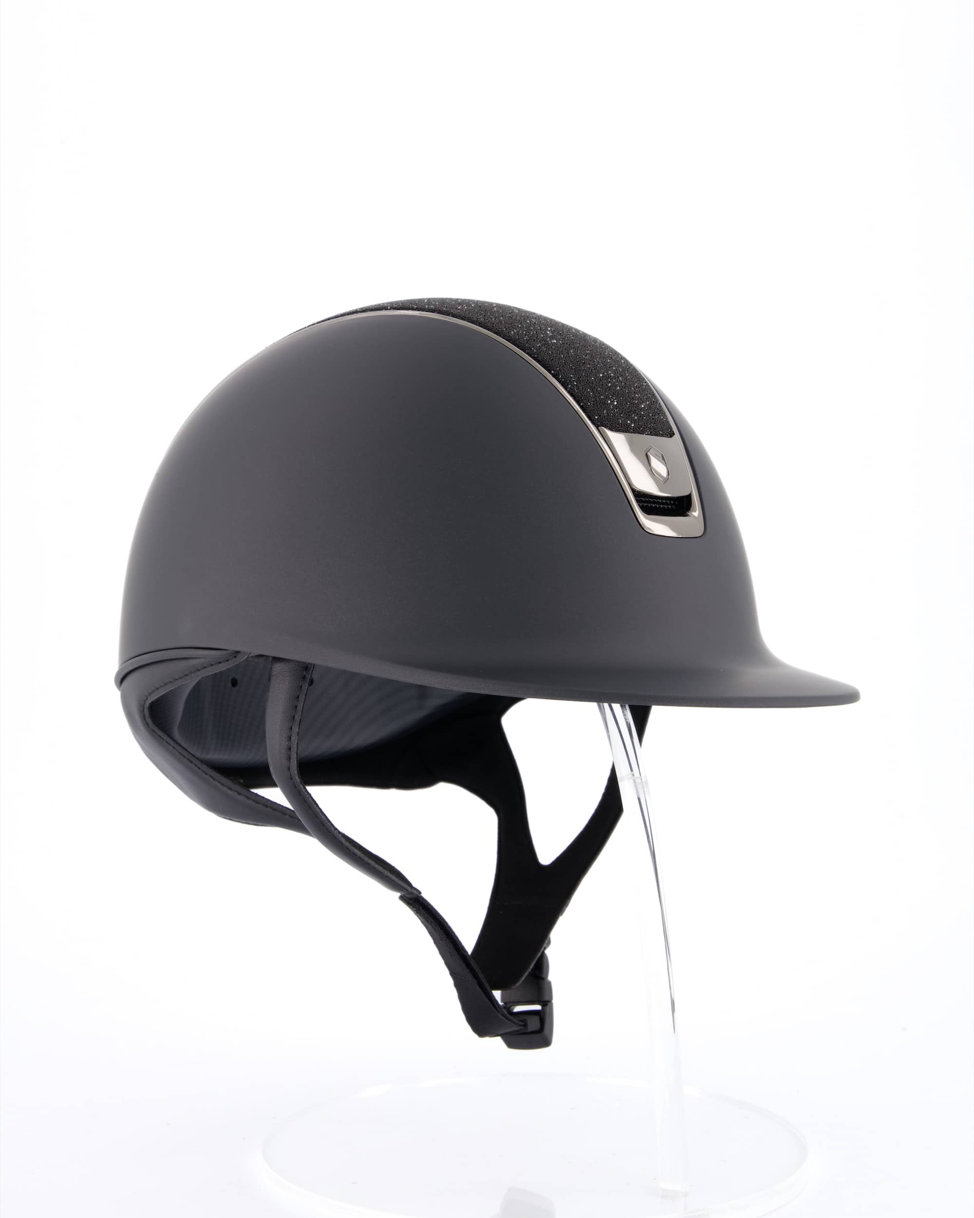 Reithelm 2.0 Shadowmatt Top Crystal Fabric Black, Black Chrome in schwarz