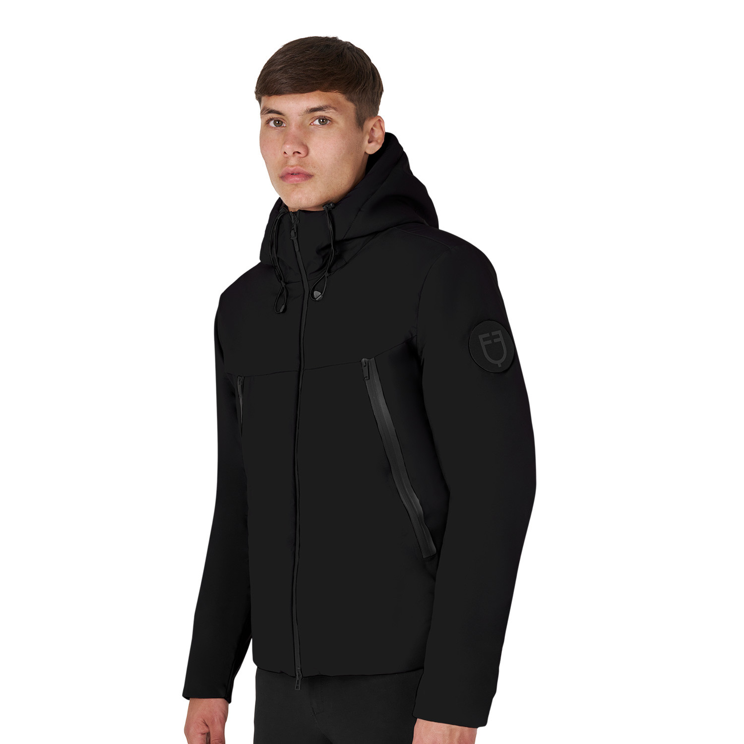 Wasser- und winddichte Herrenjacke aus Nylon