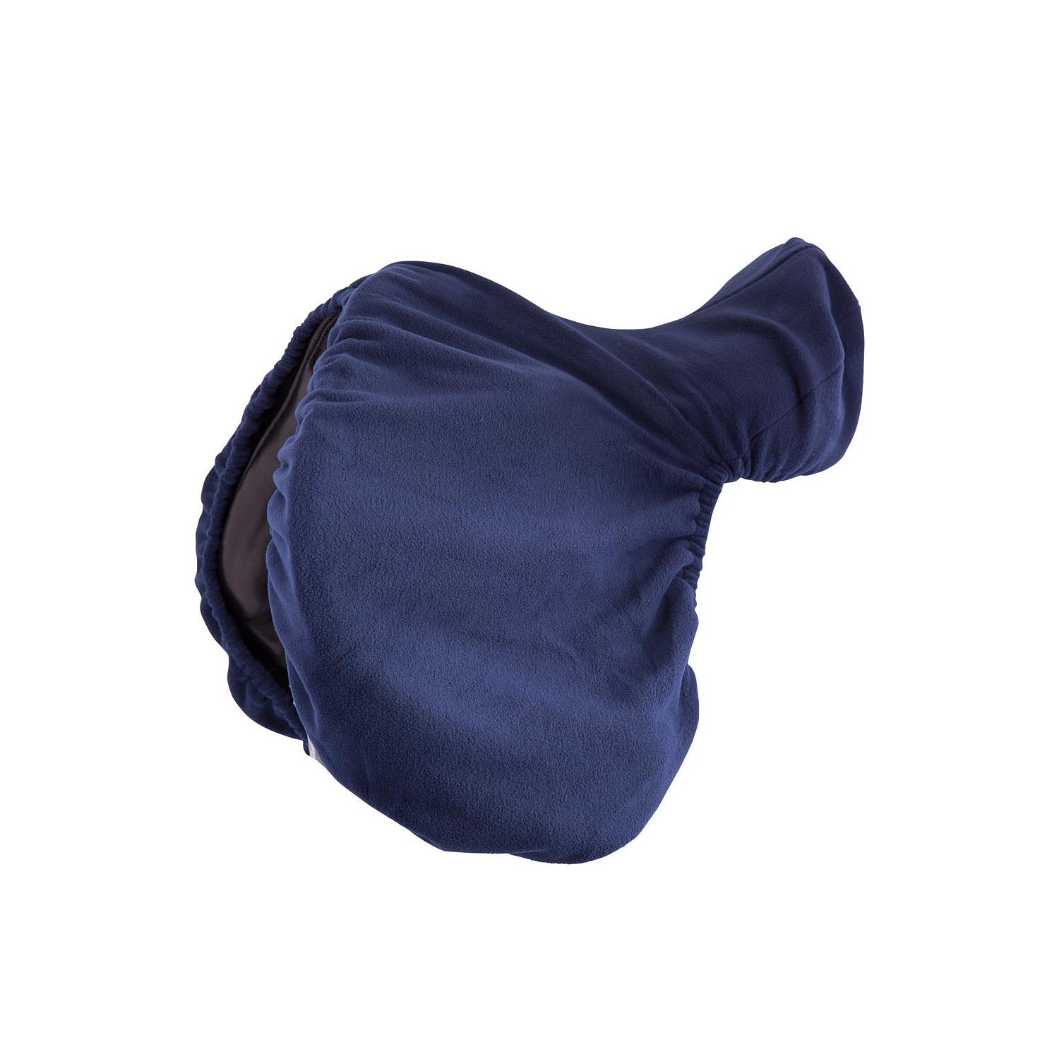 Sattelschutzbezug Fleece Dressur in blau