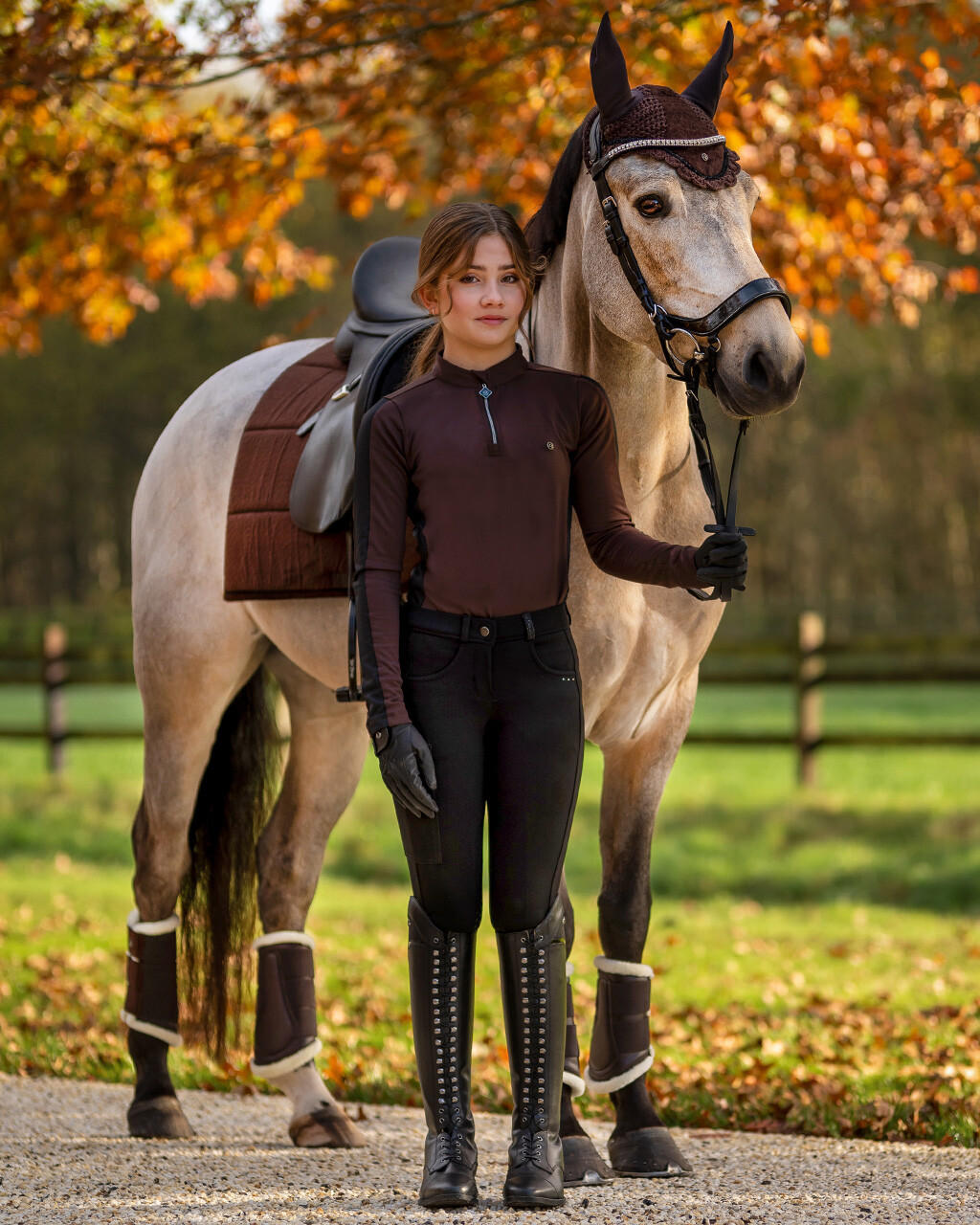 Riding breeches Kae Junior half seat