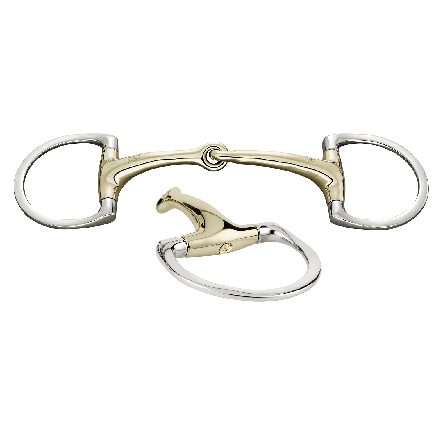 Dynamic RS Olivenkopfgebiss mit D-förmigem Ring 16 mm einfach gebrochen - Sensogan