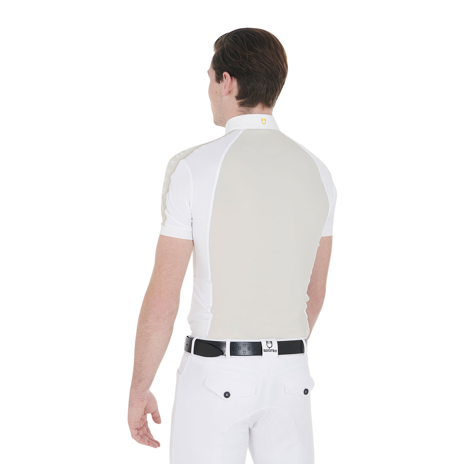 Schmal geschnittenes Turnier-Poloshirt für Herren mit vier Knöpfen