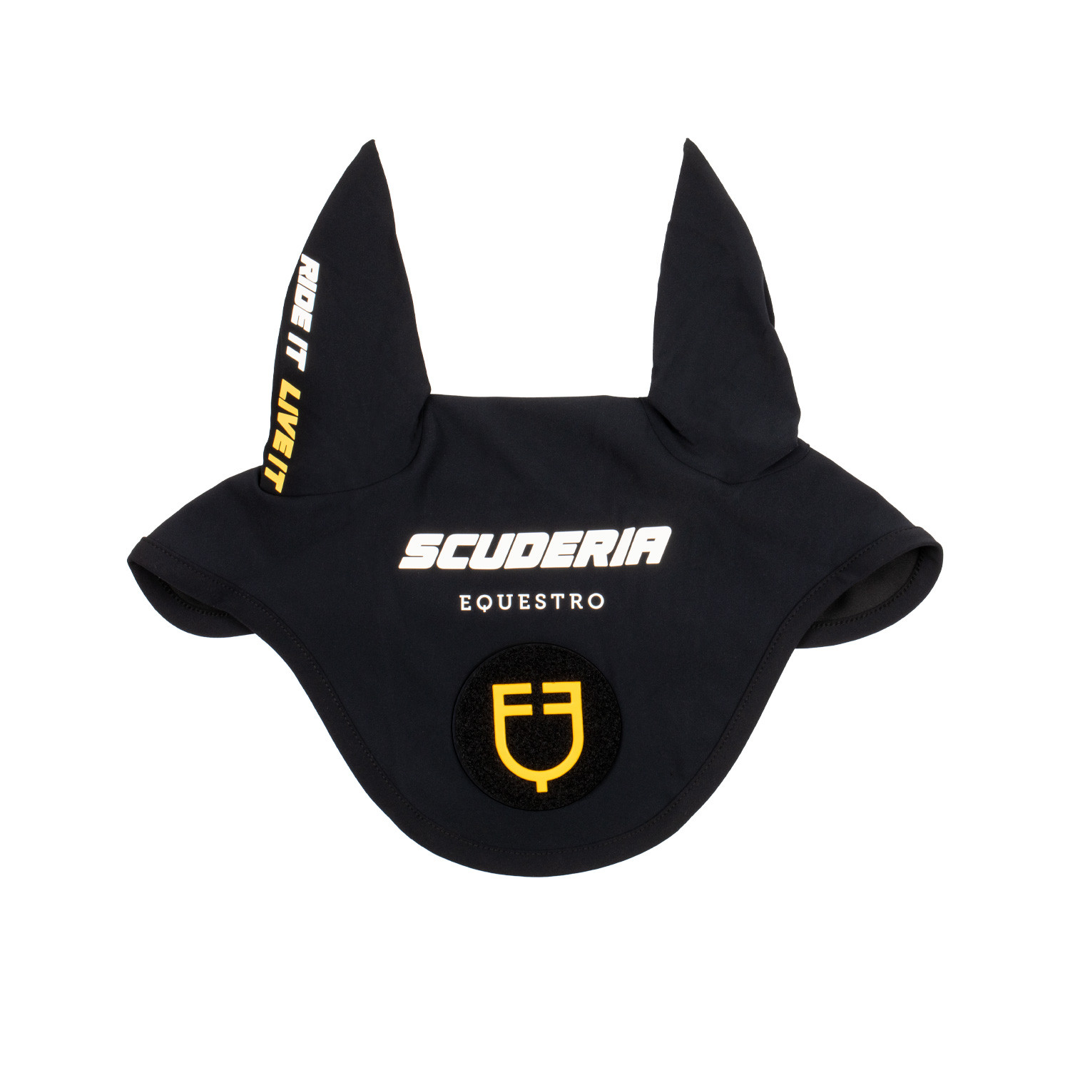 Fliegenhaube Scuderia aus technischem Gewebe mit Patch