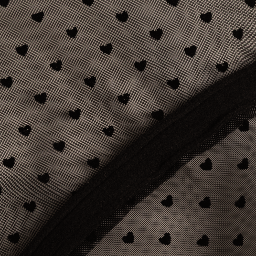 Fly mask Heart with ears and nose