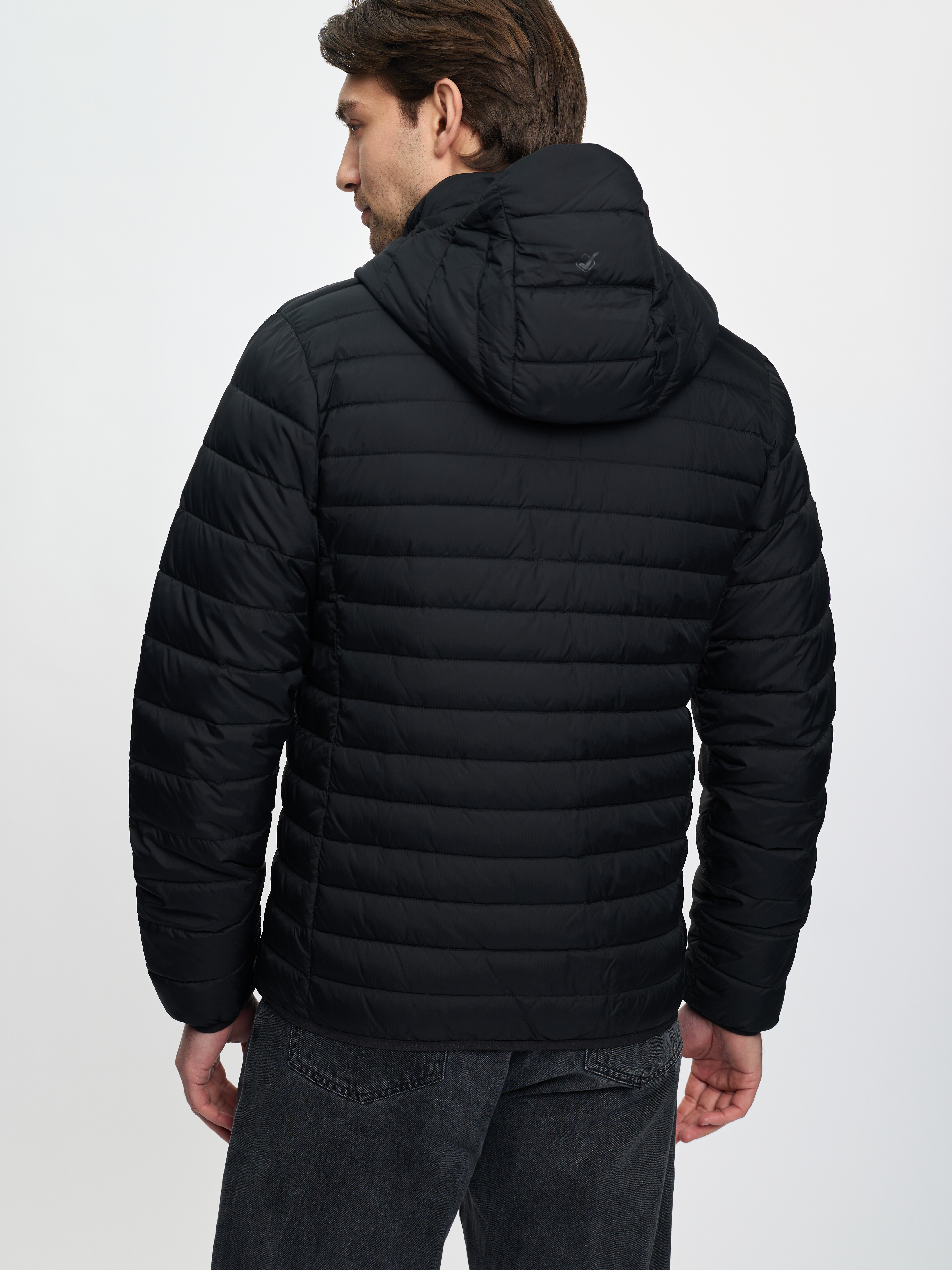Herren Steppjacke mit Kapuze