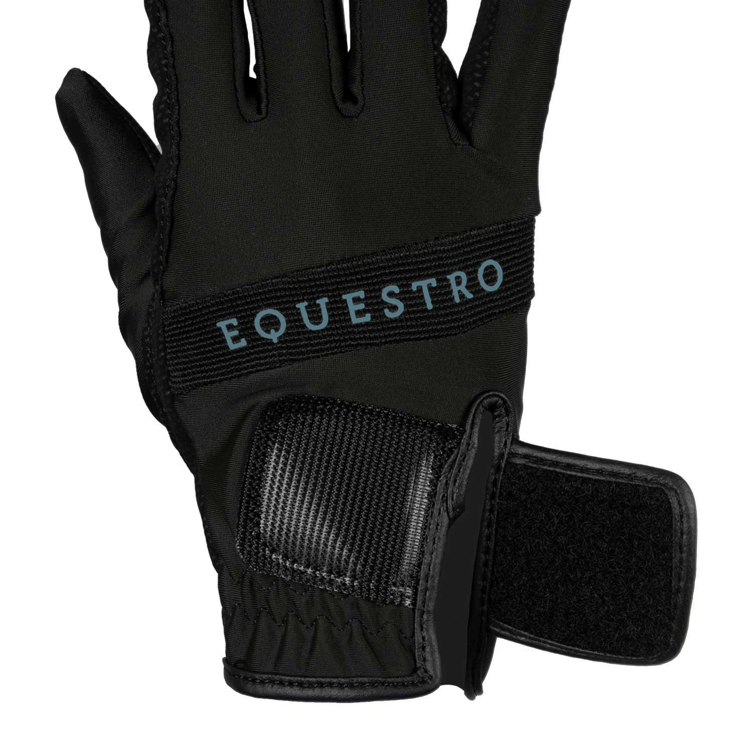 Handschuhe aus technischem Gewebe mit mehrfarbigem Logo
