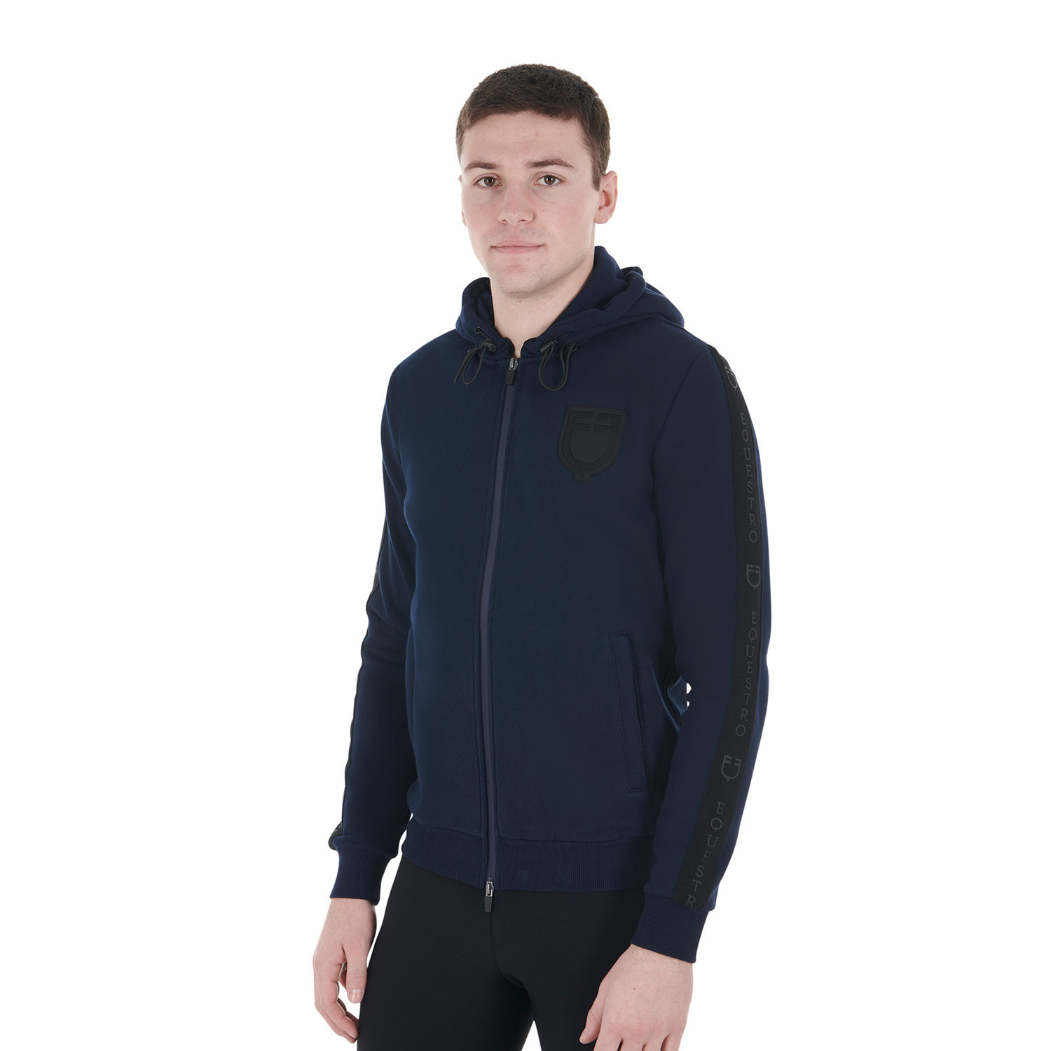 Kapuzen-Sweatshirt für Herren mit Fleece-Innenseite