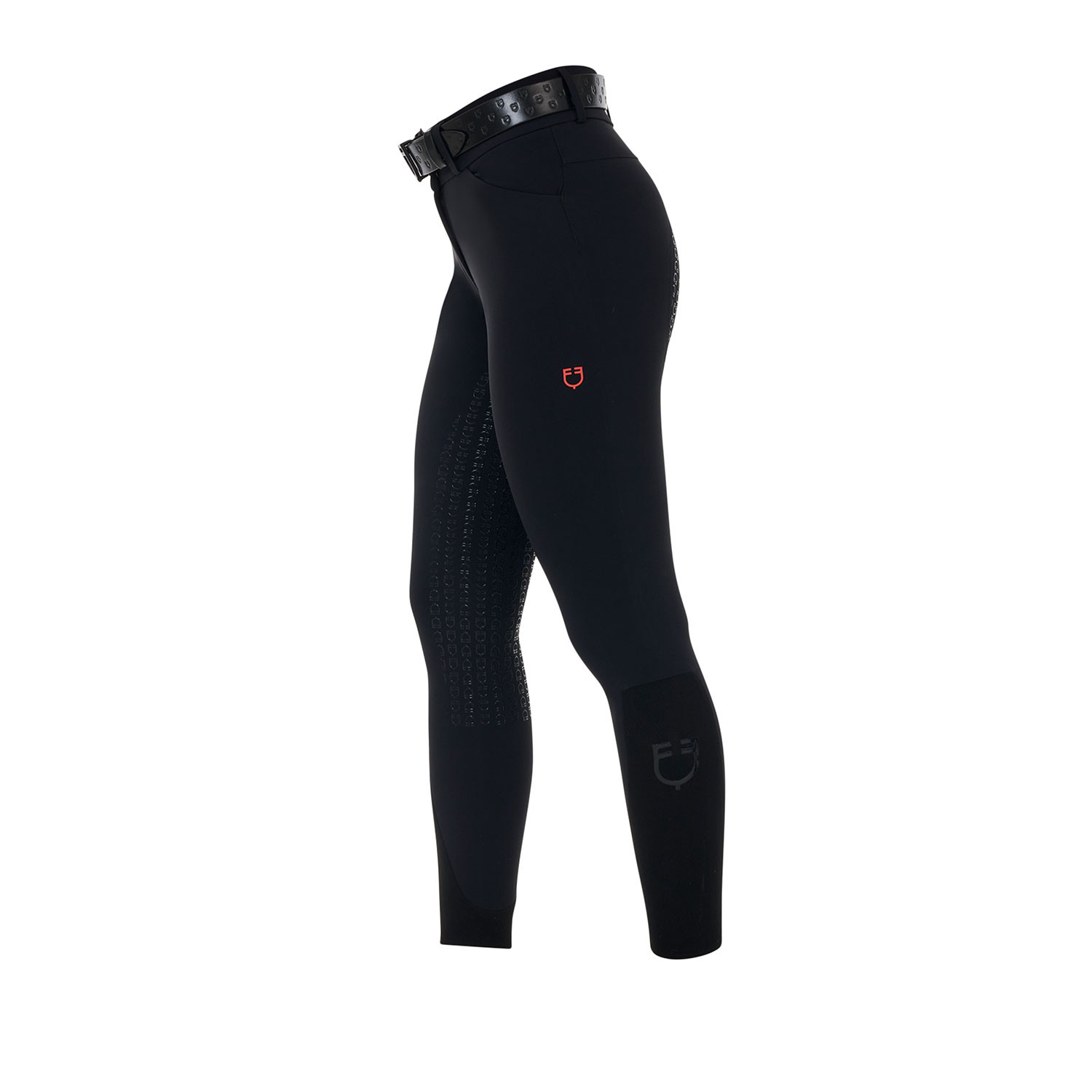 Damen-Reithose mit hohem Bund und Vollbesatz