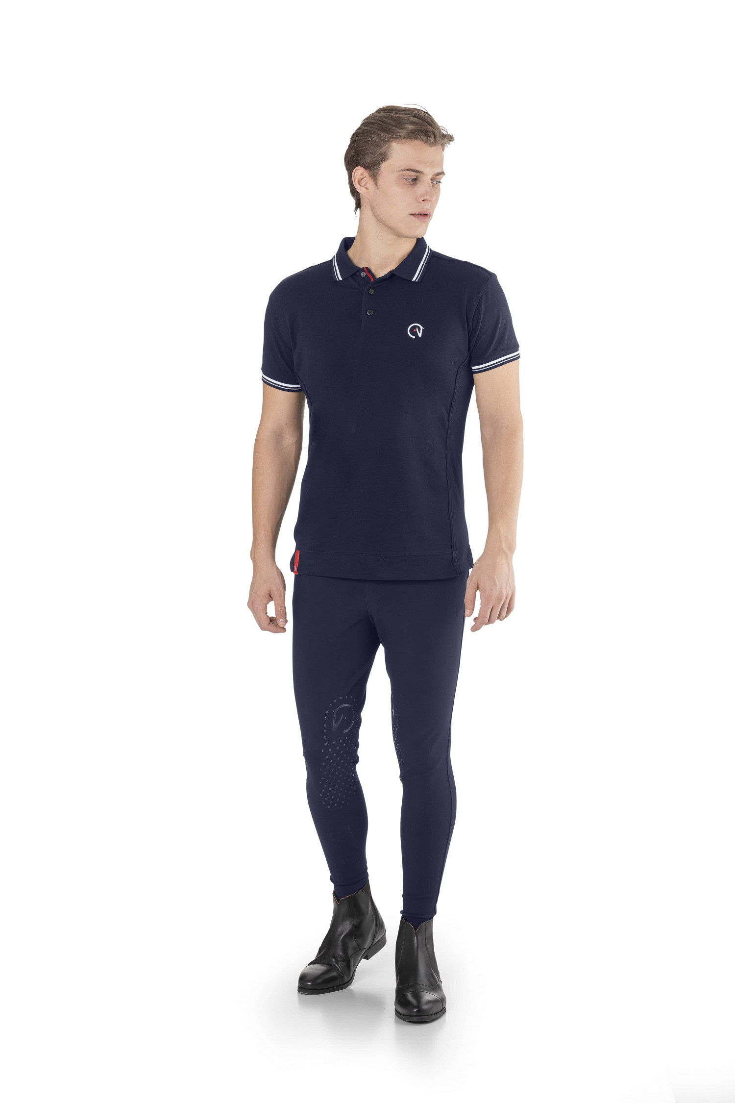 Polo-Top Air Kurzarm Herren in navy/schwarz
