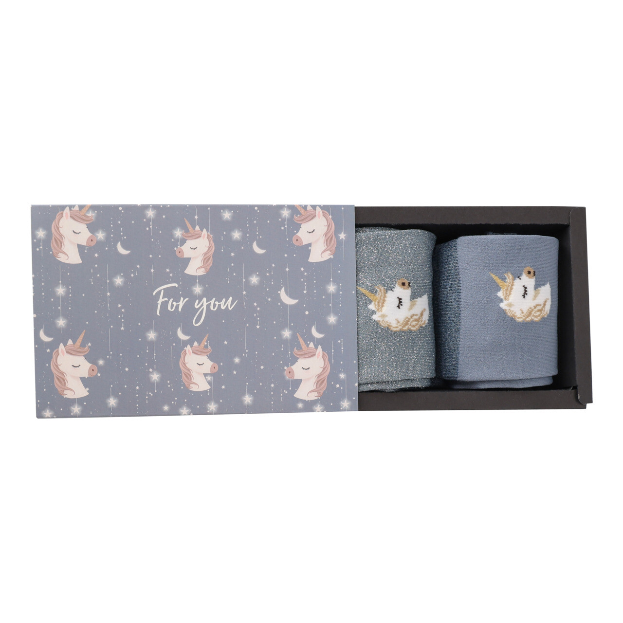 Mi-bas boîte cadeau (pack de 2)
