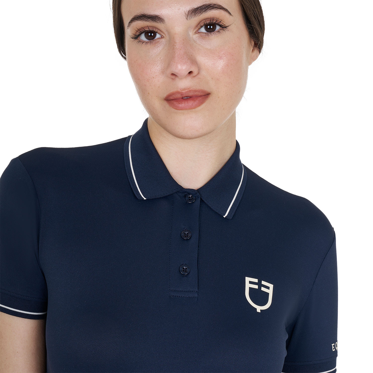 Polo-Shirt Slim Fit aus atmungsaktivem Material