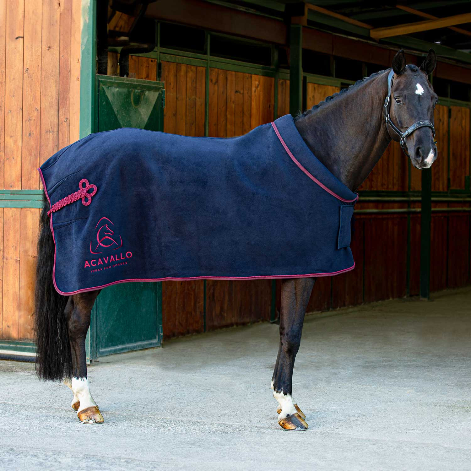 Stalldecke Fleece gepolsterter Kragen 800g