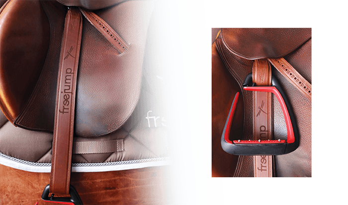 Stirrup leathers Leathers Classic Wide in black