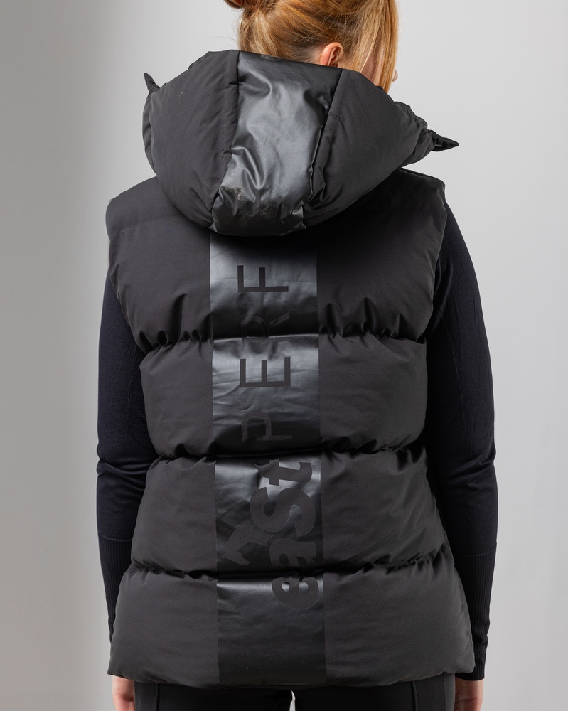 Ladies Performance Puffy waistcoat in black