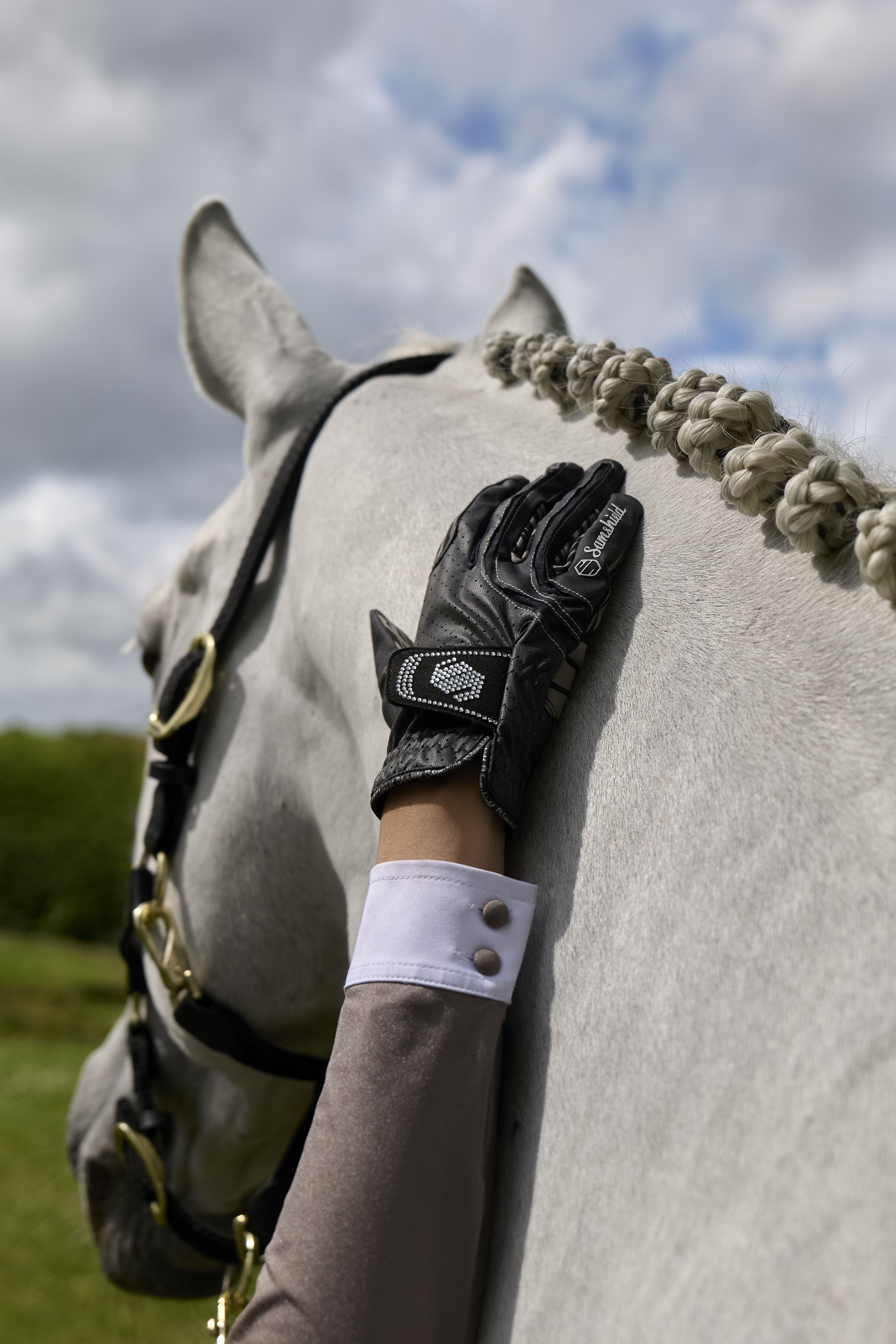 Riding glove V-Skin Swarovski