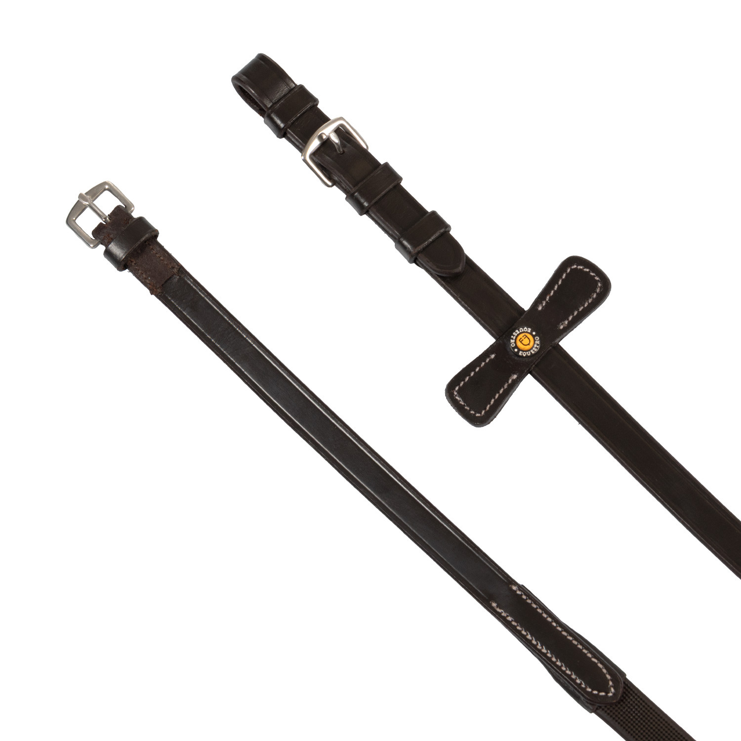 Lederzügel mit Stoppern und festem Grip