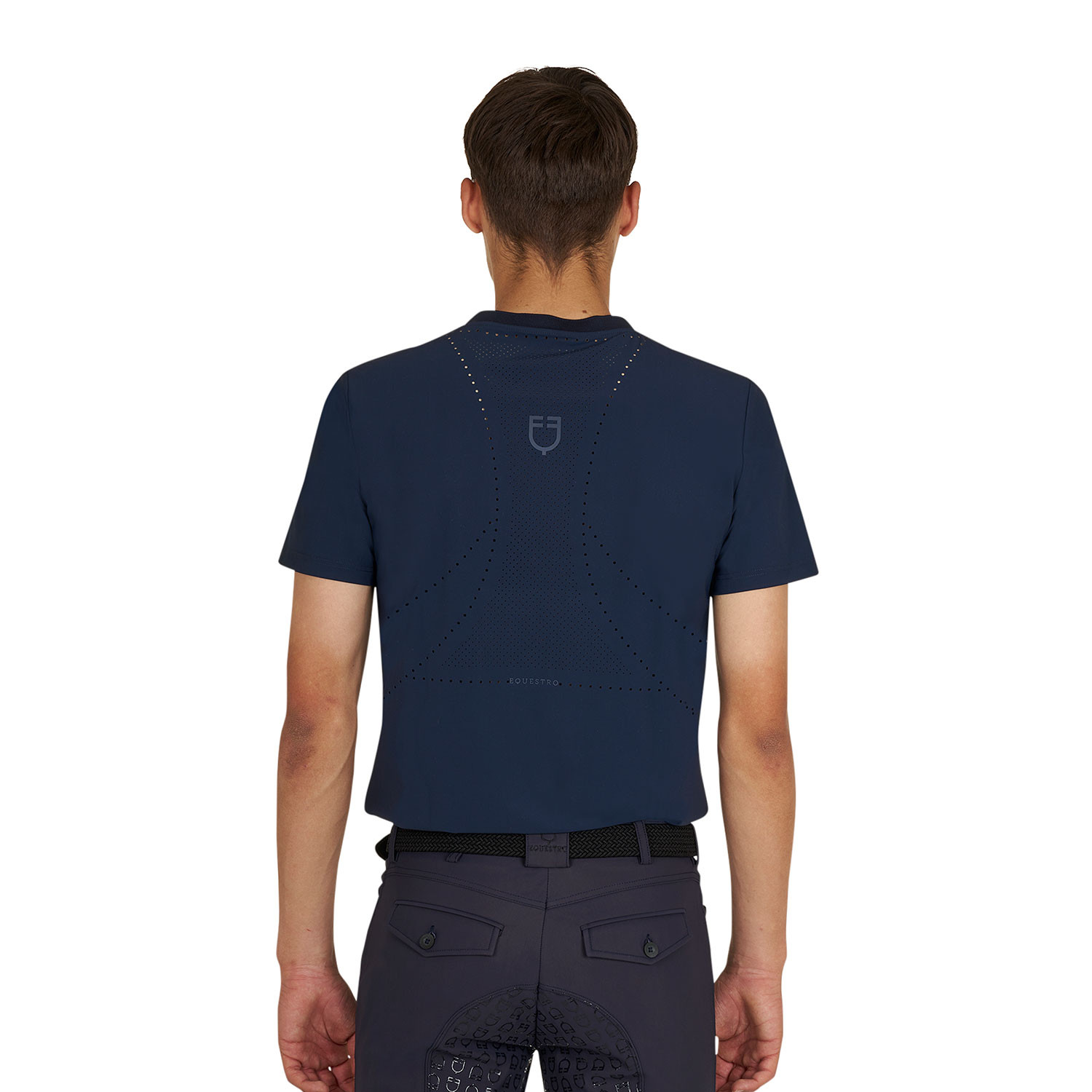 Trainings-T-Shirt für Herren aus technischem Gewebe mit Mikrolöchern