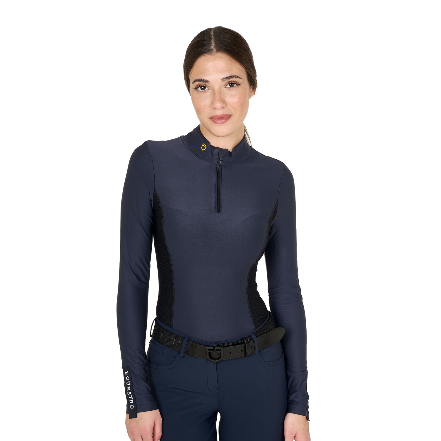 Technisches Damen-Langarm-Trainingspolo