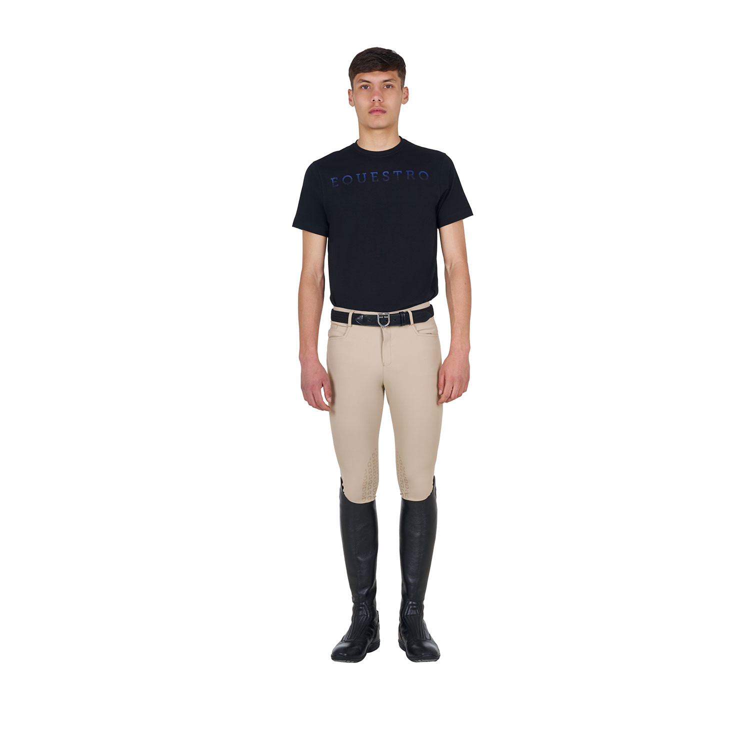 Basic T-Shirt für Herren mit Brustschriftzug