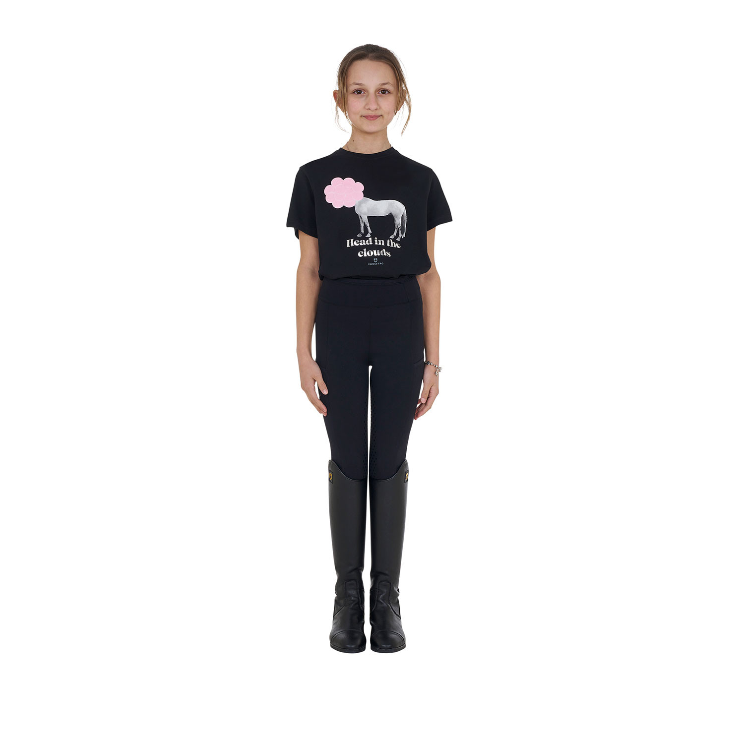 Head In The Clouds Baumwoll-T-Shirt für Mädchen