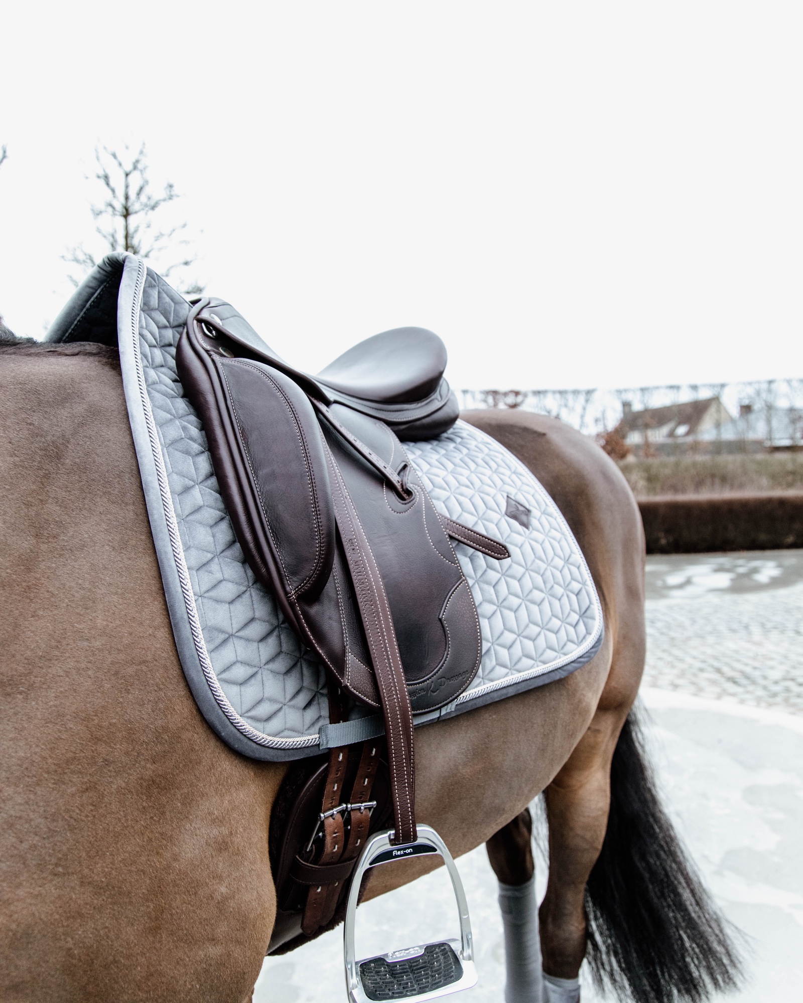 Dressage saddle pad Basic Velvet