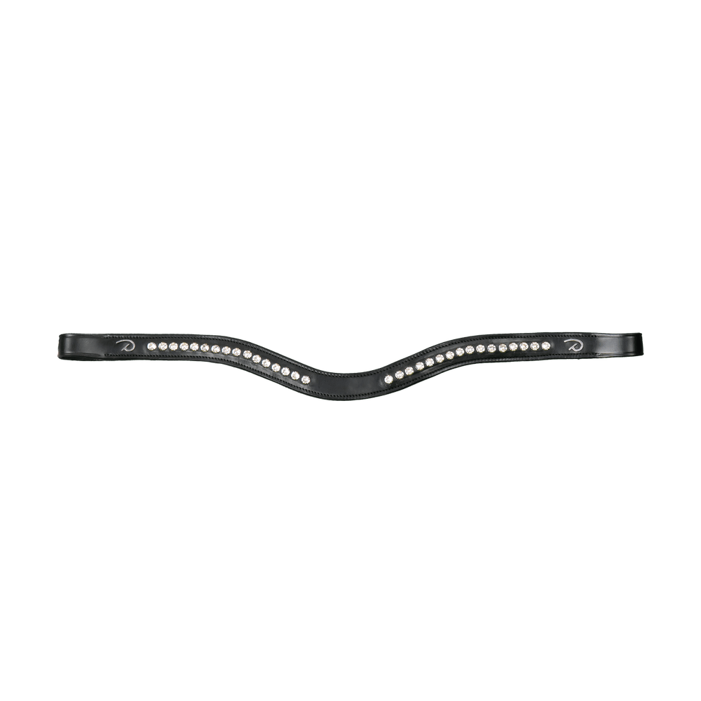 Gerader Stirnriemen mit Messingbeschlägen Gerader Stirnriemen mit Messingbeschlägen