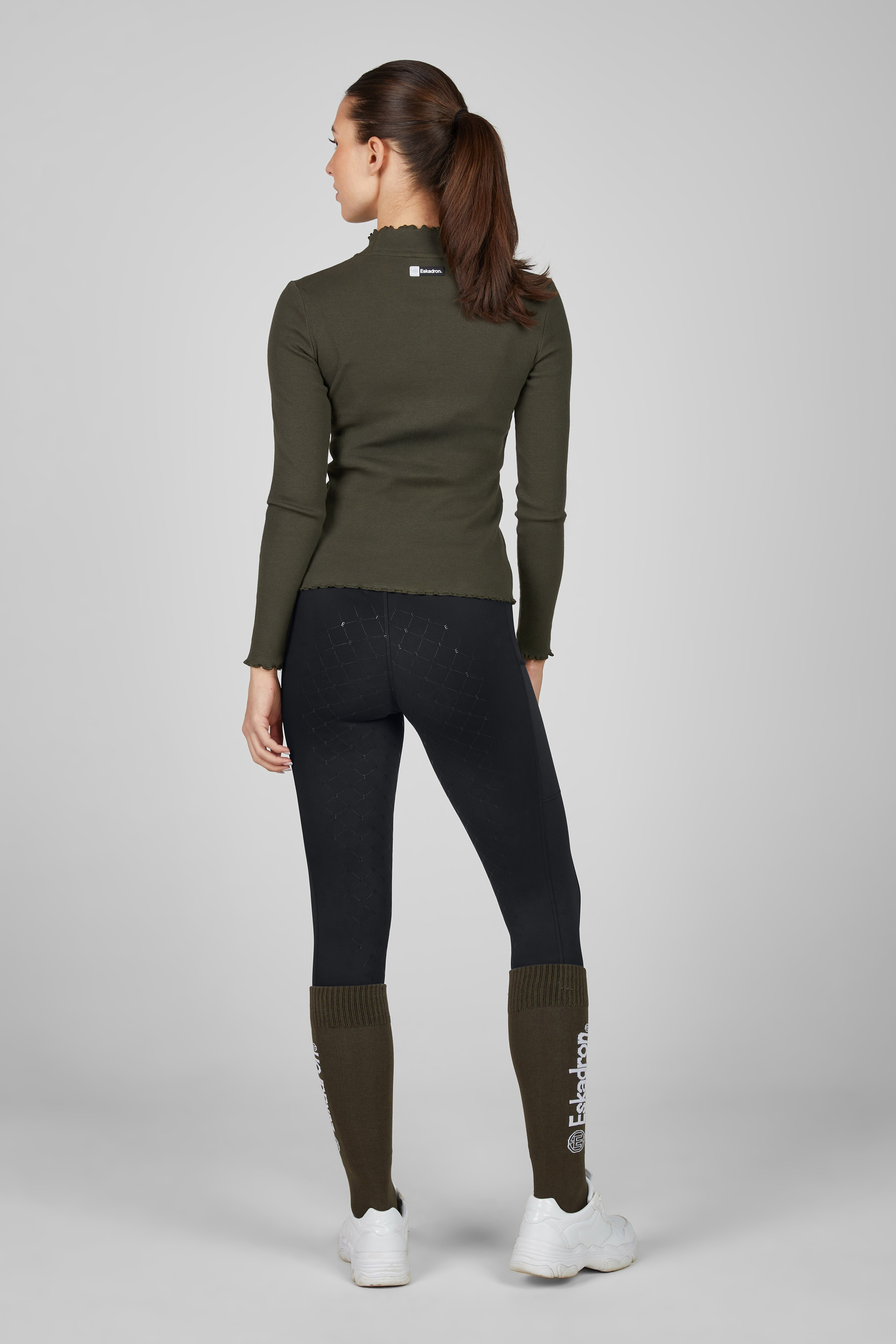 Rollkragenshirt Damen Rib Dynamic