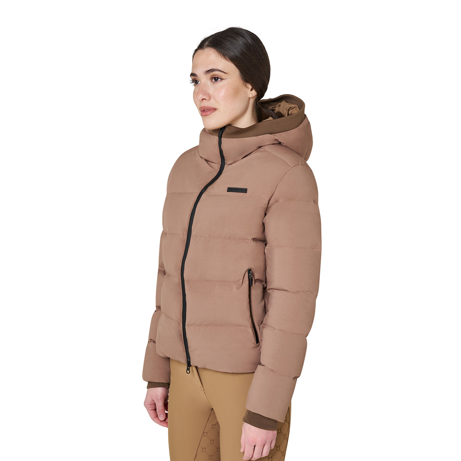 Daunenjacke für Damen mit Kapuze
