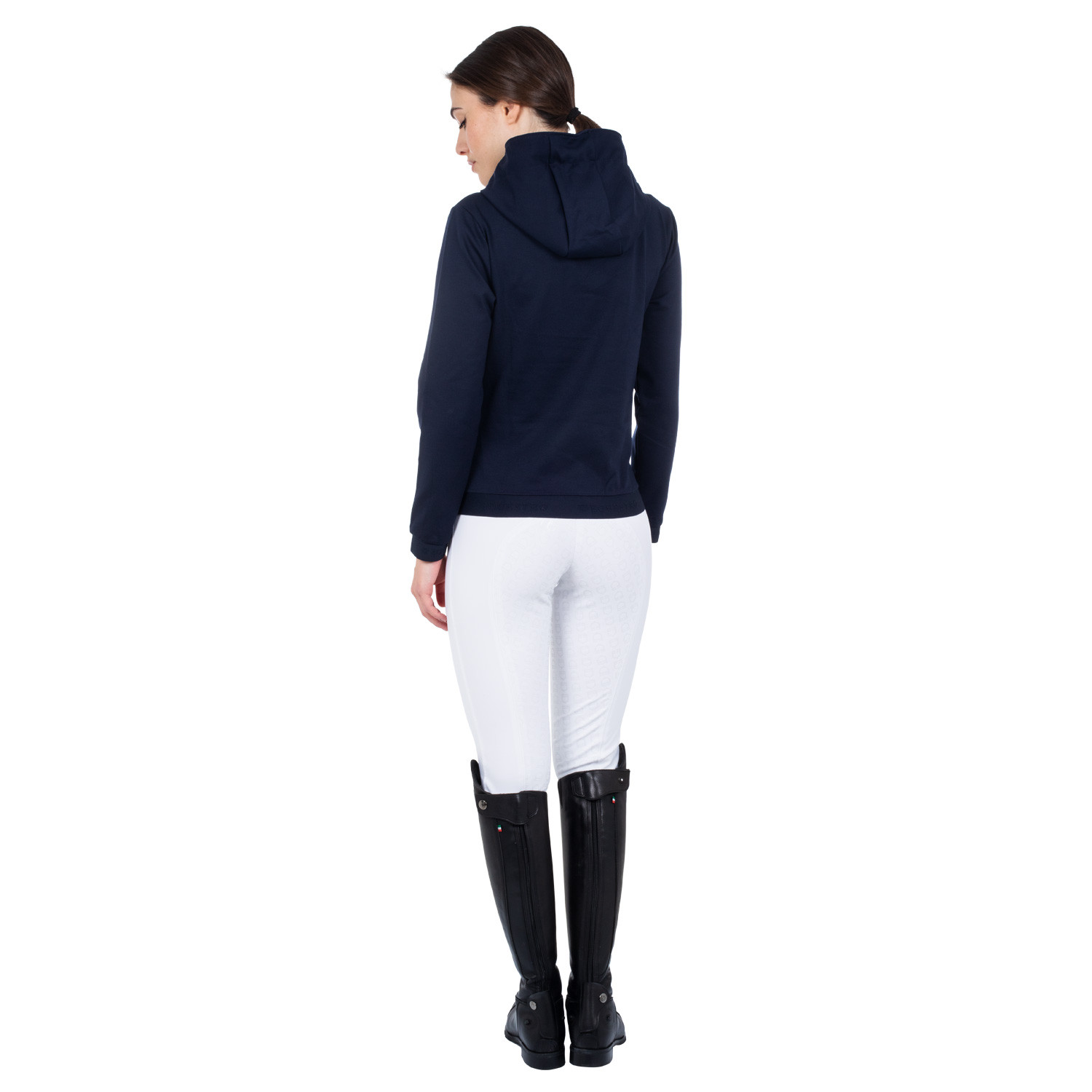 Damen-Sweatshirt mit Interlock-Frontreißverschluss