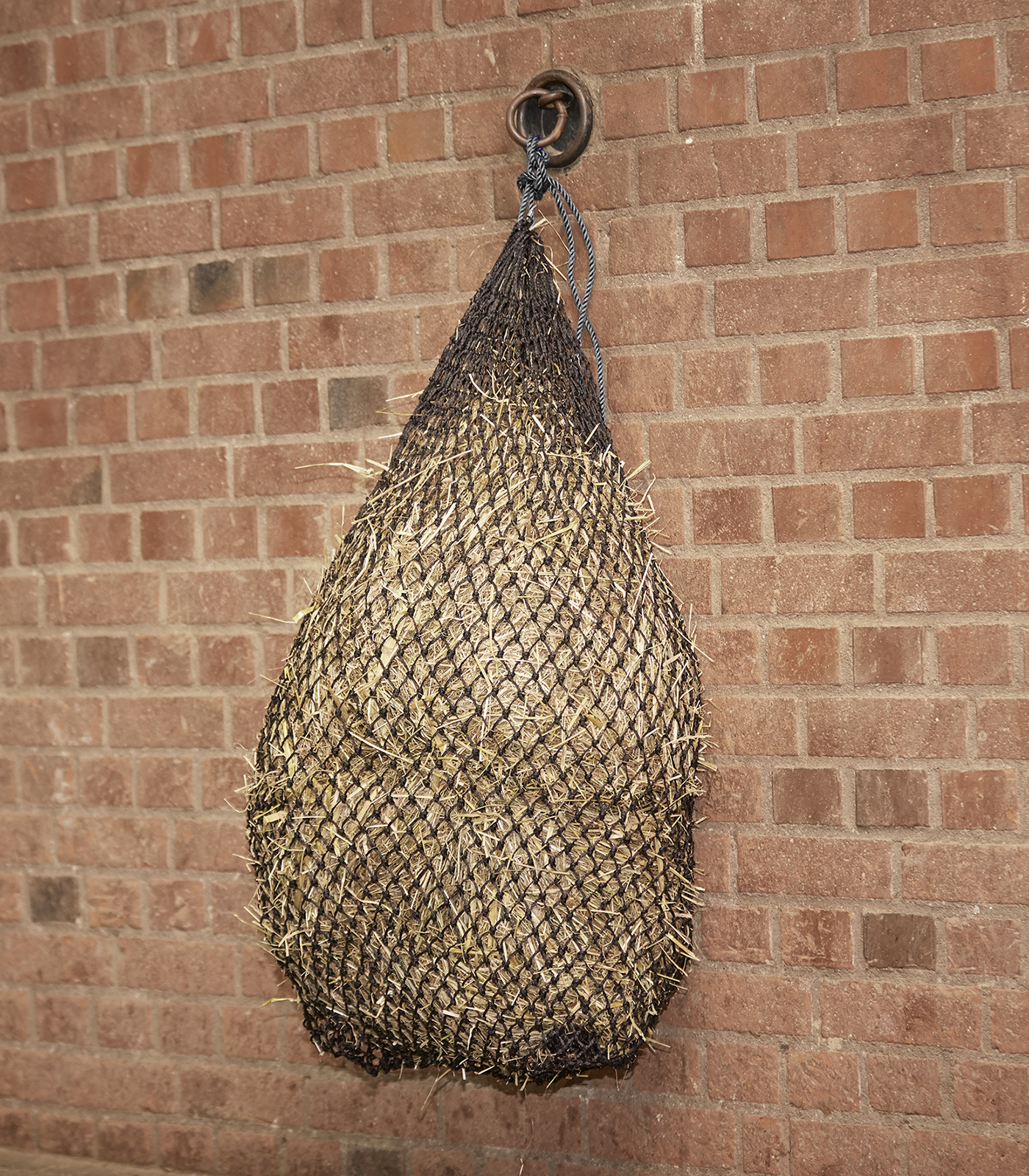 Large hay net SlowFeed, close-meshed, black