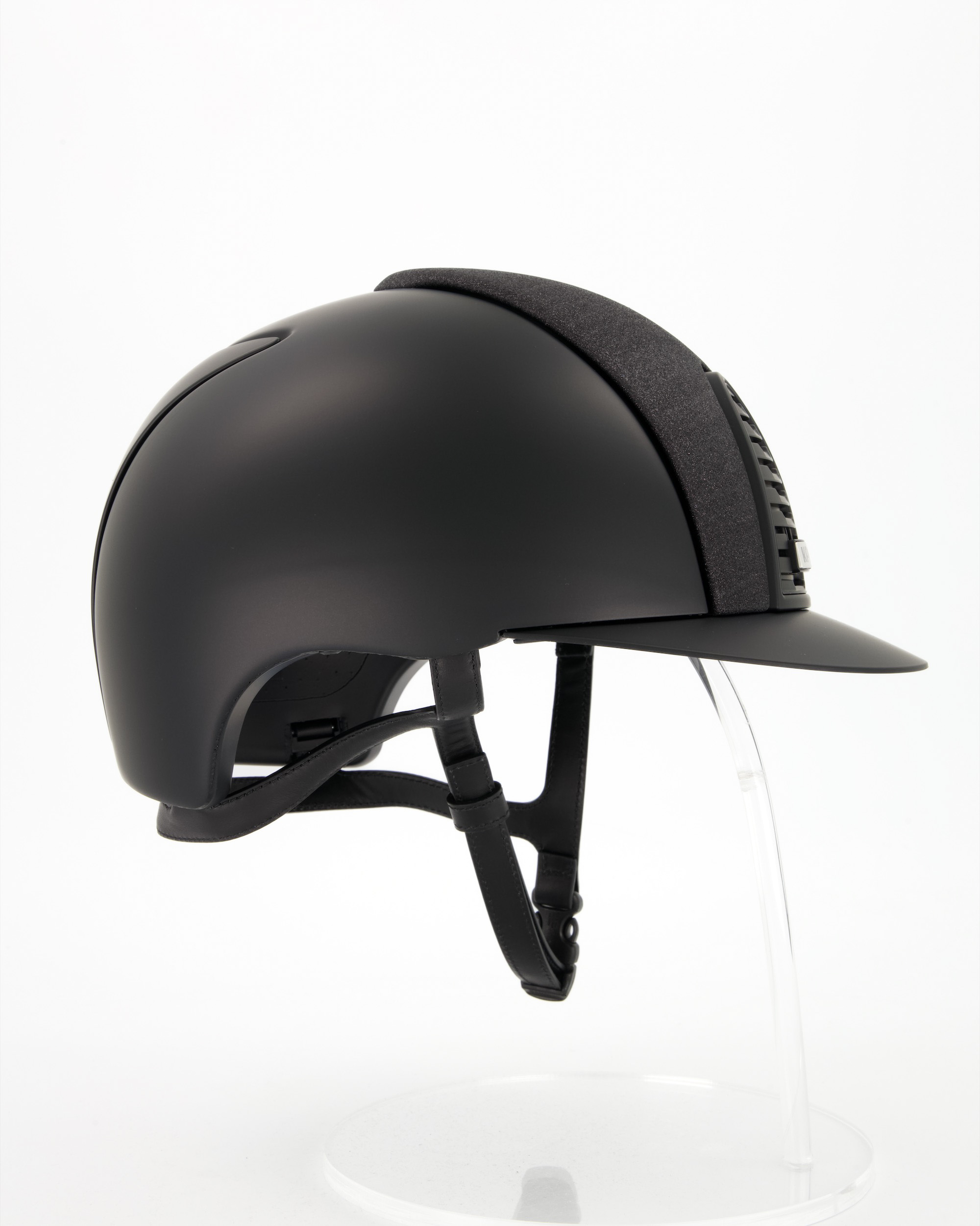 Riding helmet Cromo 2.0 Textile Star Black Grid in black