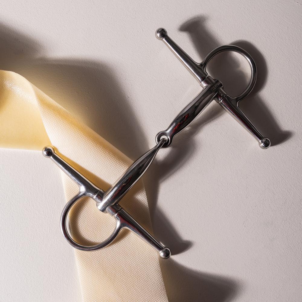 Einfach gebrochene Schenkeltrense Edelstahl