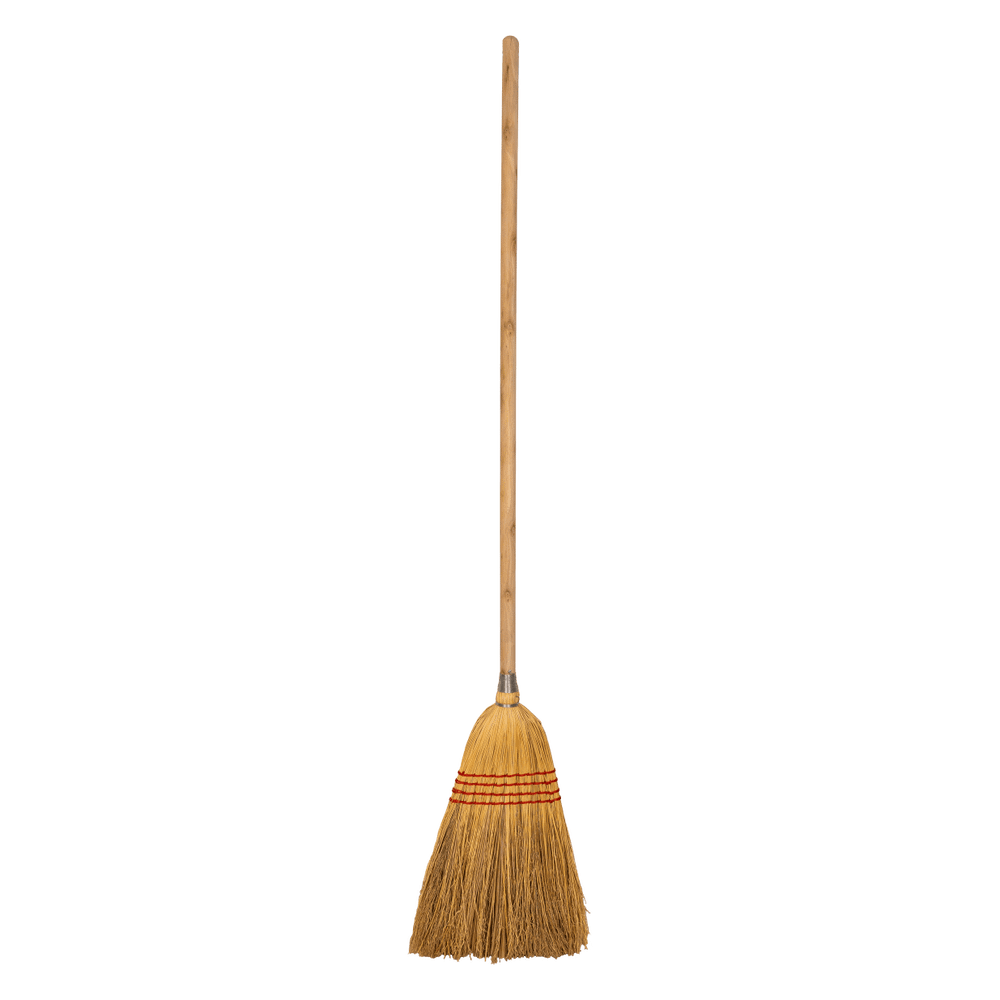 Straw broom