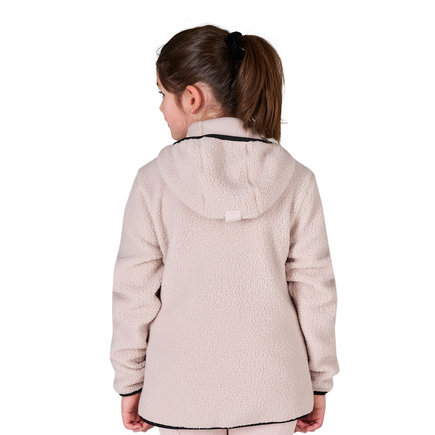 Unisex-Kinder-Teddyfleece-Hoodie mit Reißverschluss