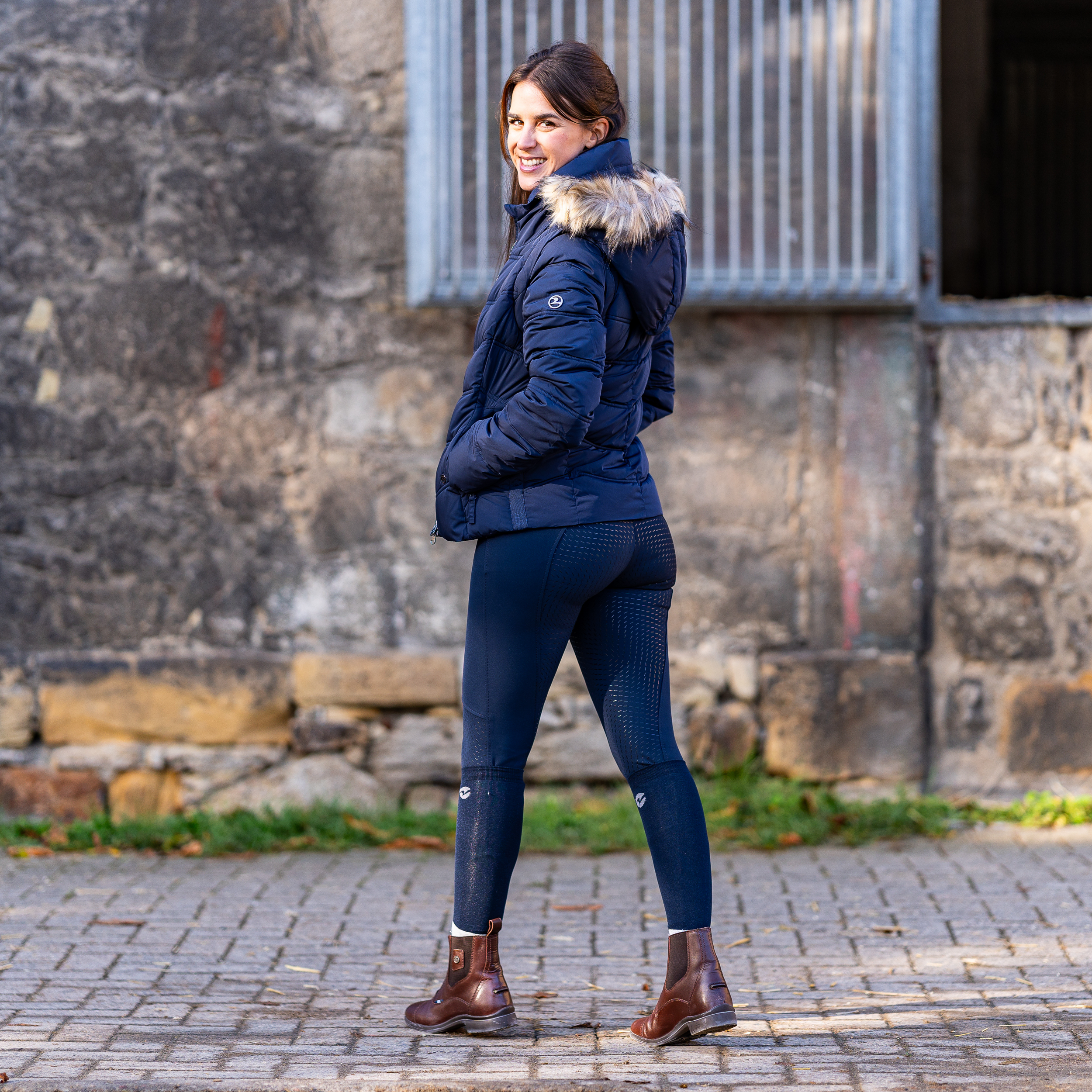 Pantalon d'équitation dame Ella avec plein grip