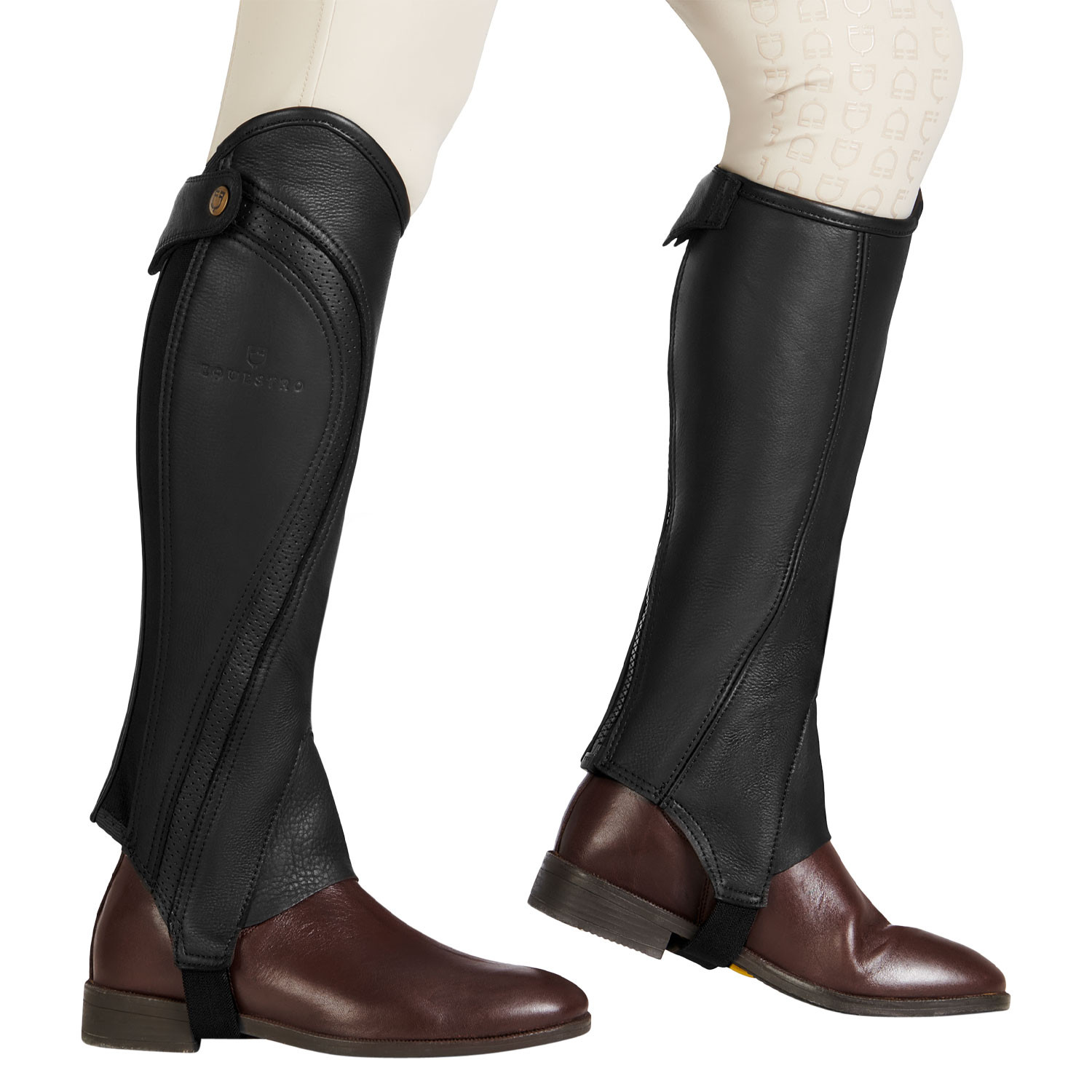 Unisex-Gamaschen aus perforiertem Leder, maximaler Komfort