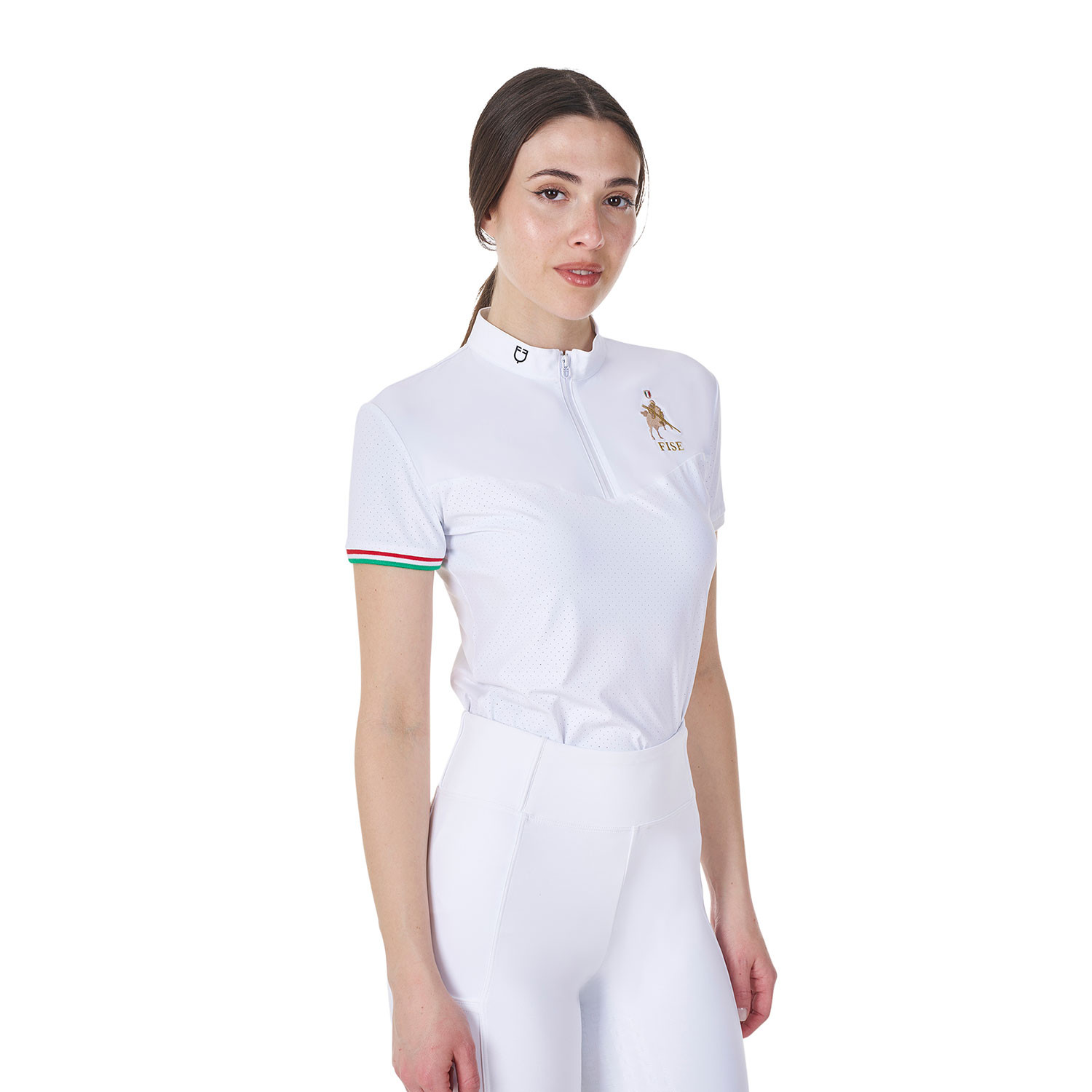 Elastisches Damen-Turnierpolo X FISE