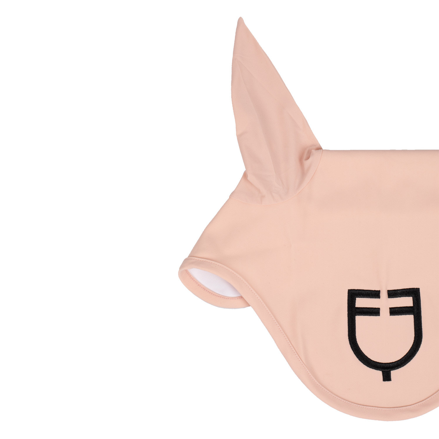 Fliegenhaube aus technischem Stretchgewebe mit Logo