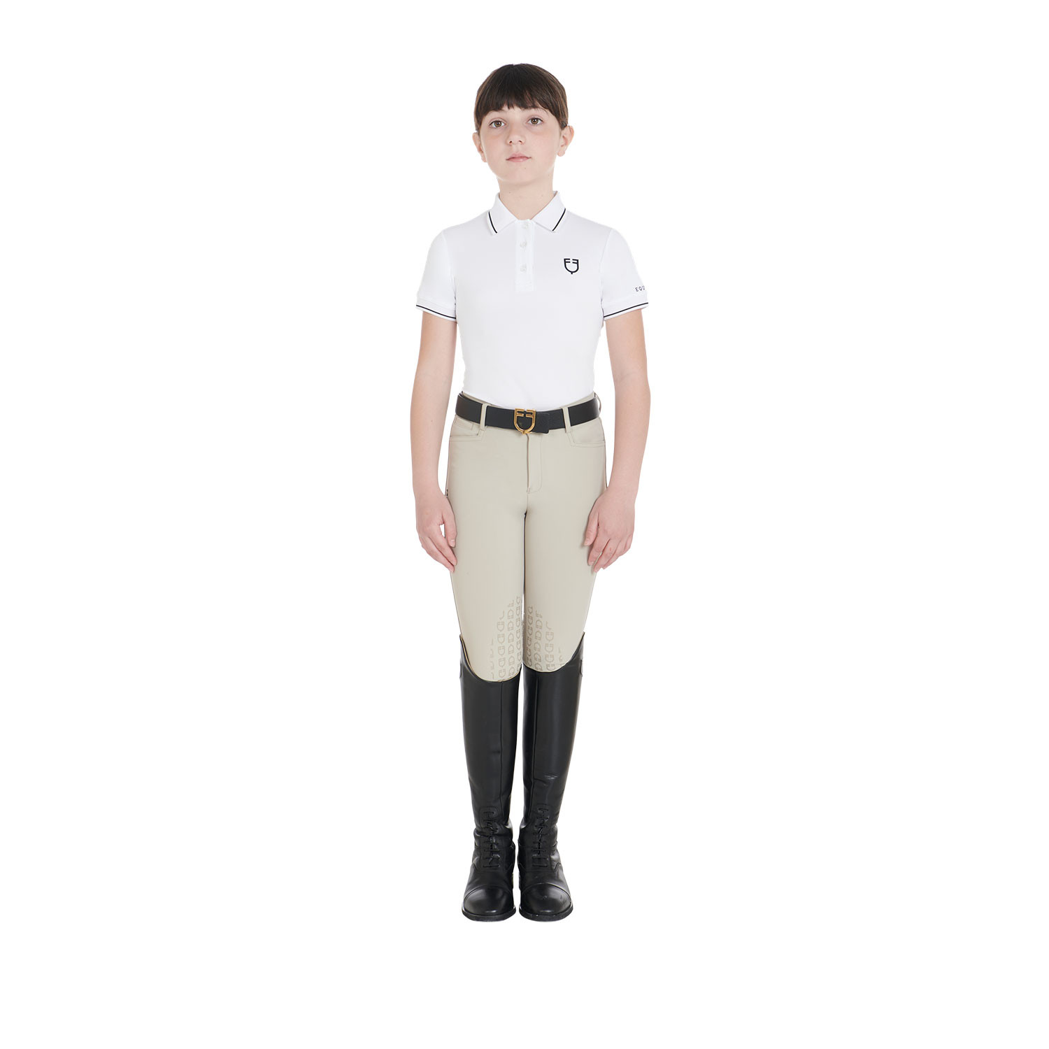 Kinder-Polo Slim Fit aus antibakteriellem Funktionsmaterial