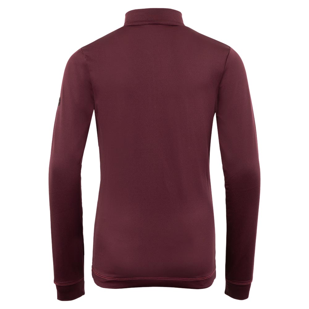 Zip-up pullover kids 4-EH Shawn in Mauve Wine