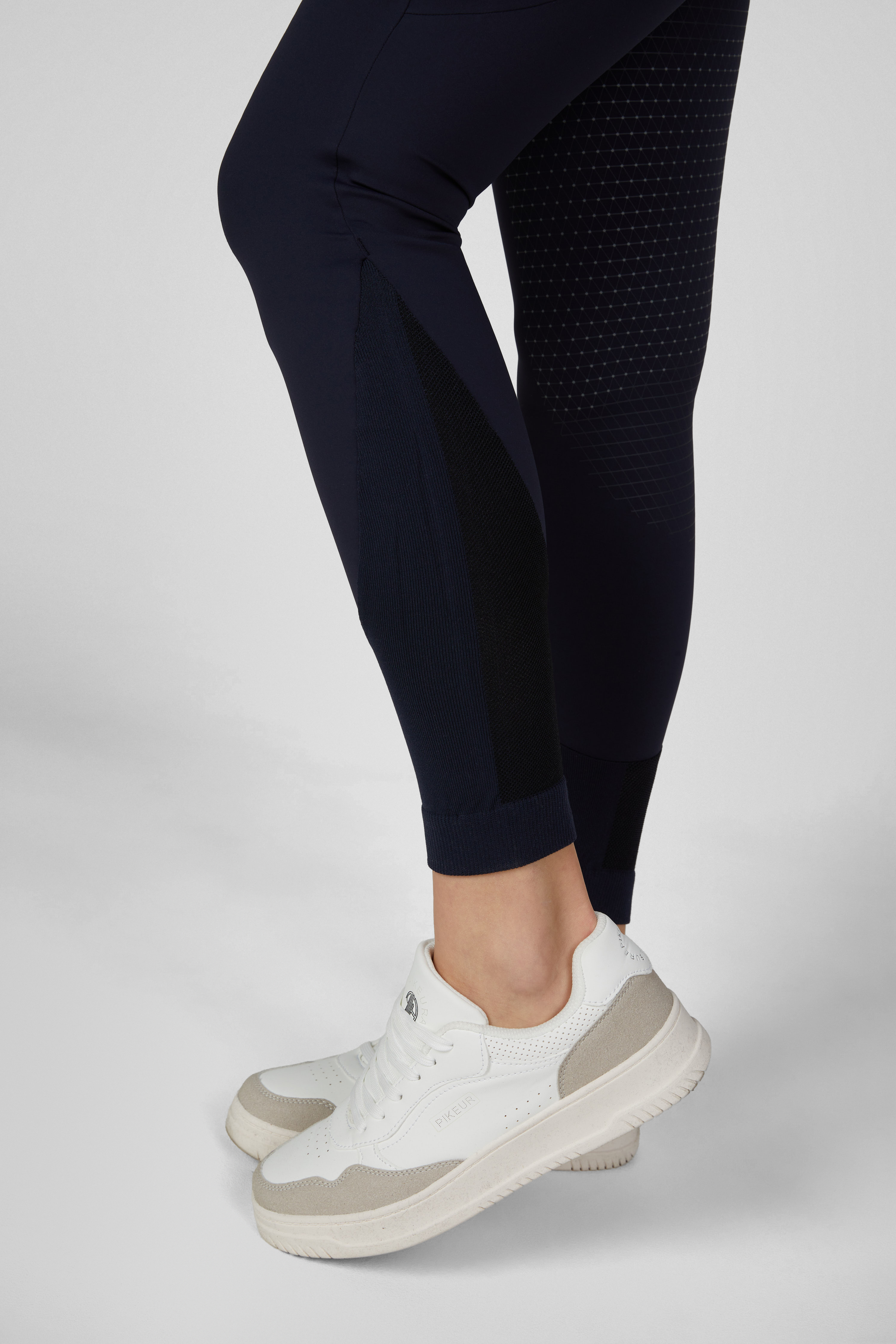 Reithose Damen YELLA Matrix Highwaist GripTec Vollgrip in nightblue