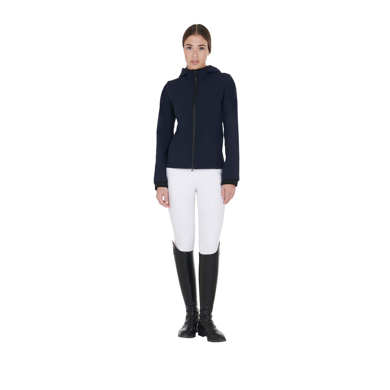 Taillierte Softshell-Jacke mit verdeckten Taschen
