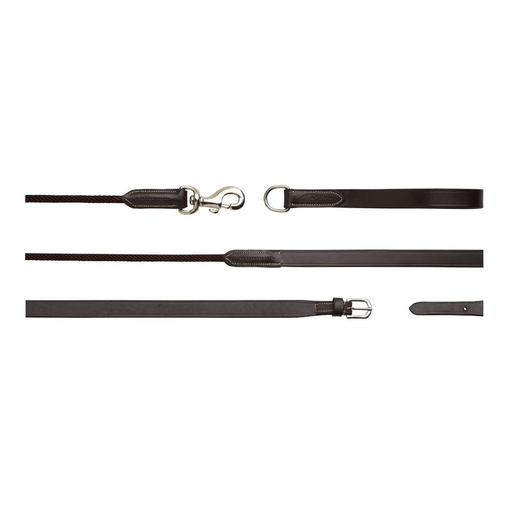 Ausbindezügel Leder/Nylon 5/8"