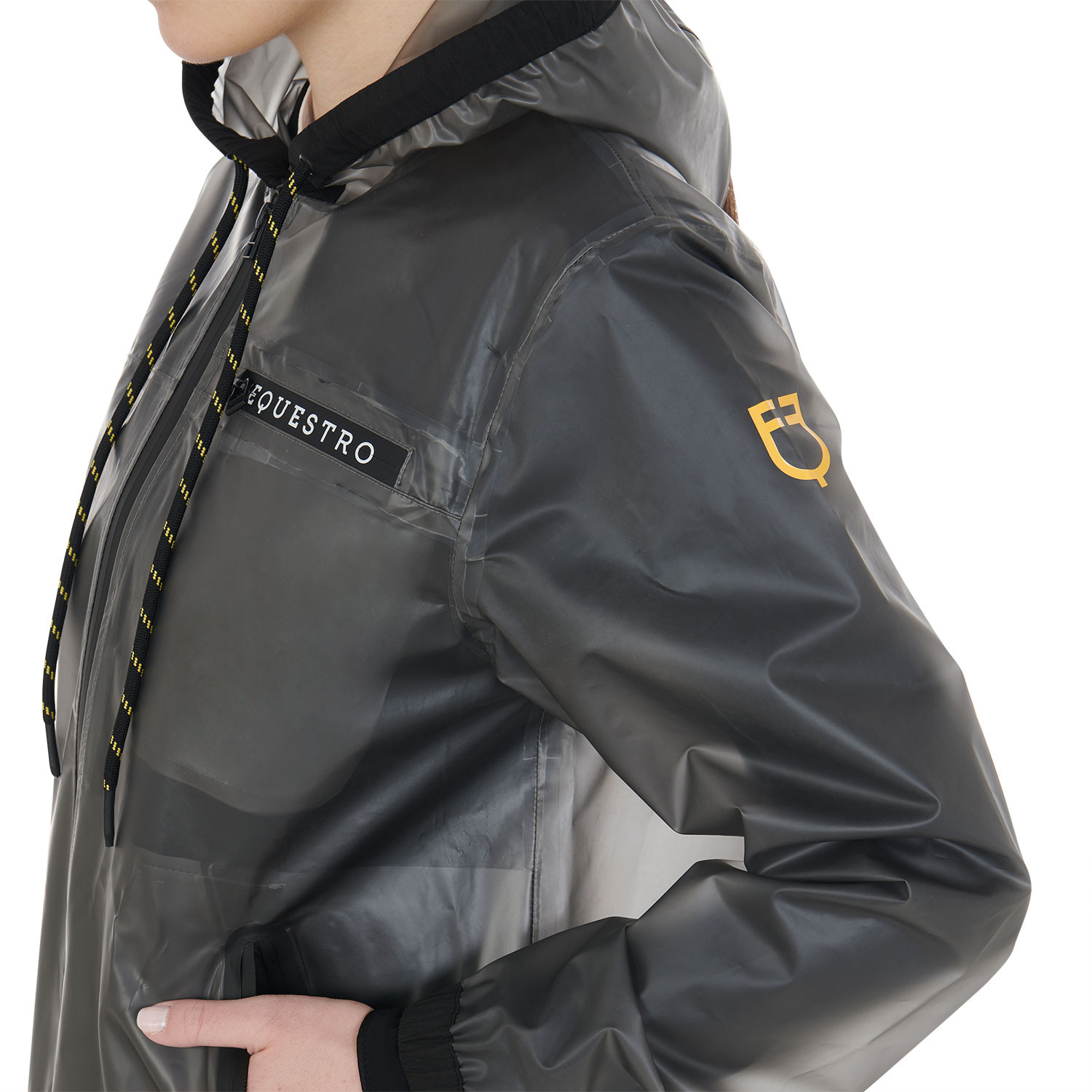 Transparente Damen-Funktions-Regenjacke